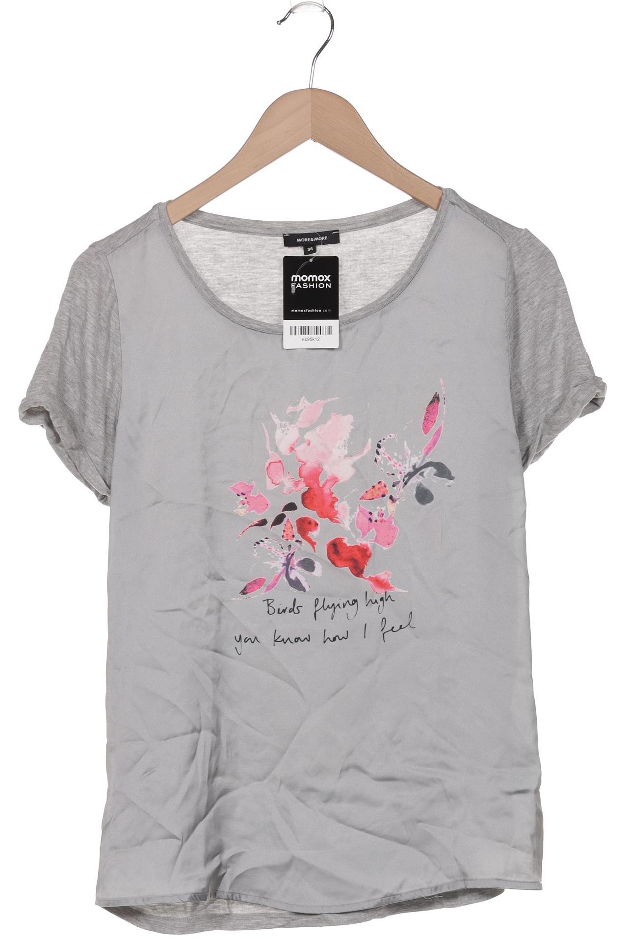 

More & More Damen T-Shirt, grau, Gr. 38