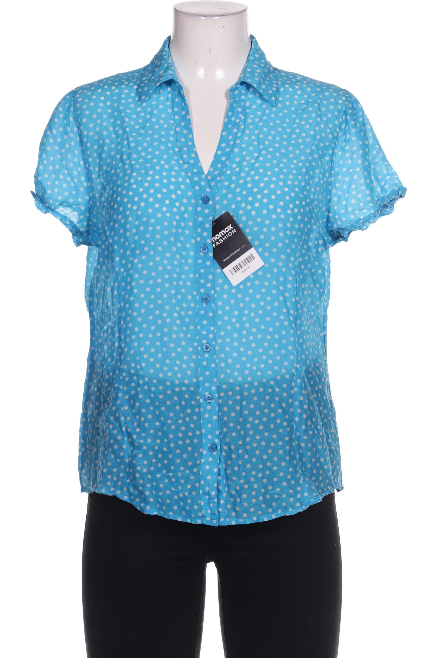 

More & More Damen Bluse, blau, Gr. 42