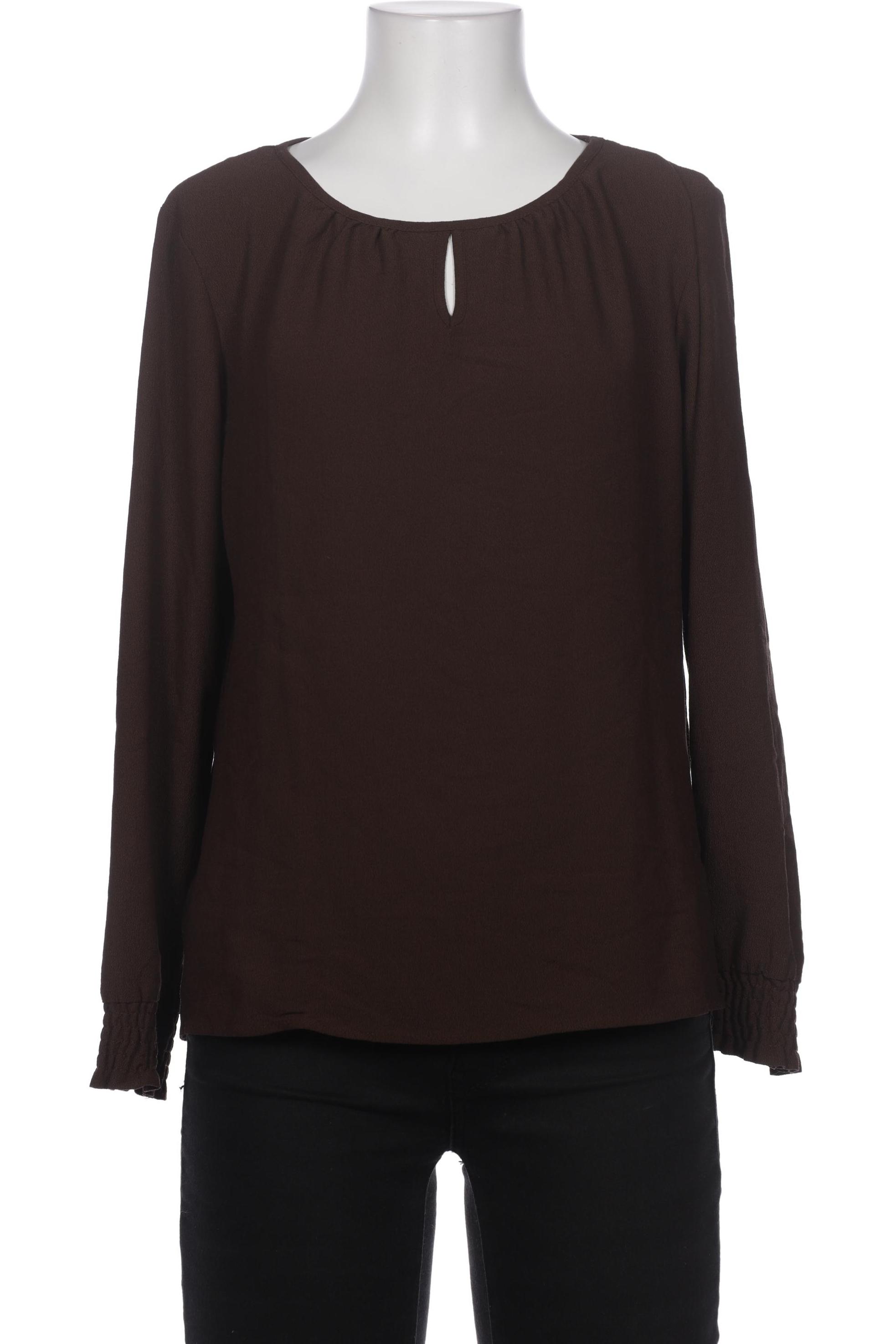 

More & More Damen Langarmshirt, braun, Gr. 38