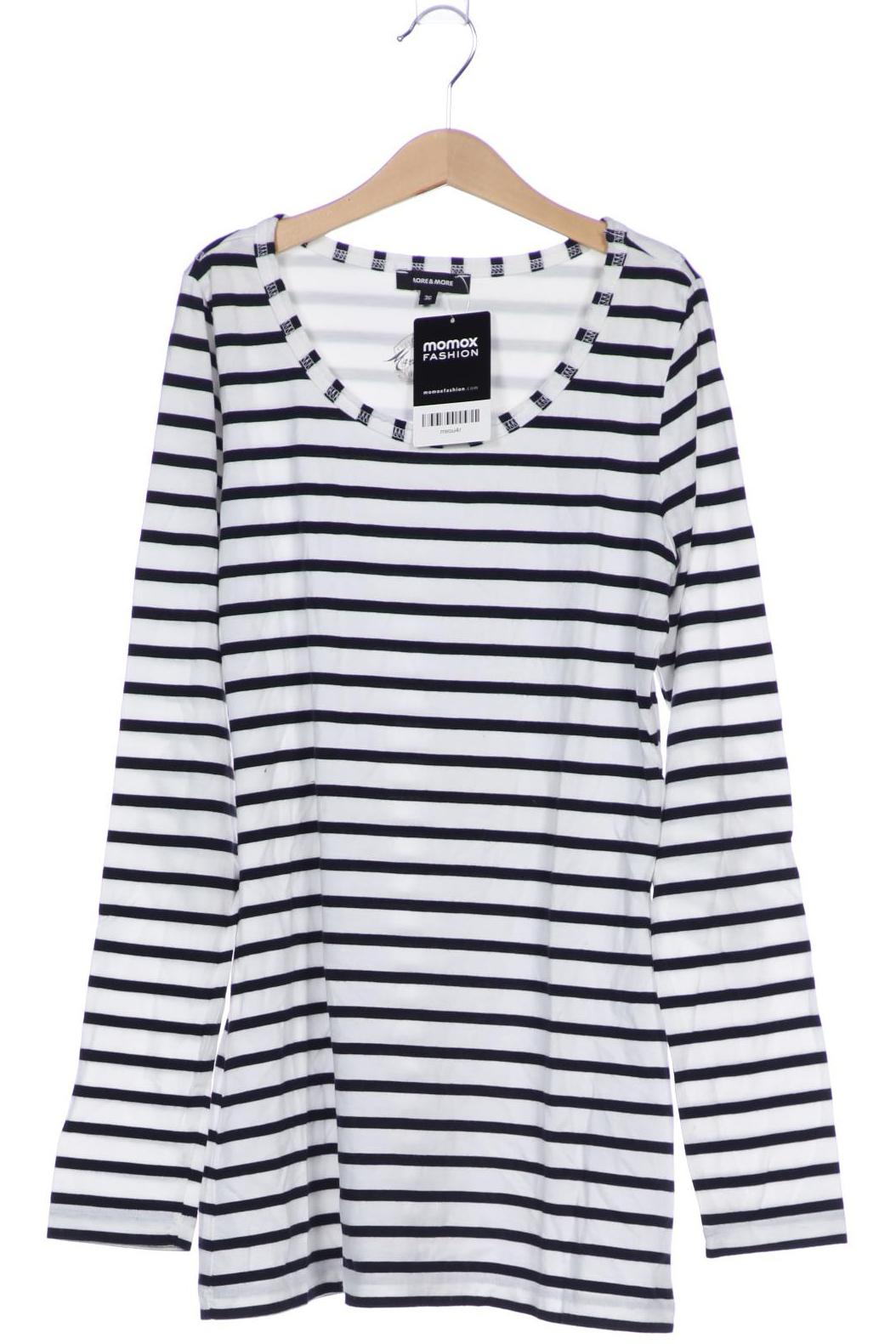 

More & More Damen Langarmshirt, weiß, Gr. 36