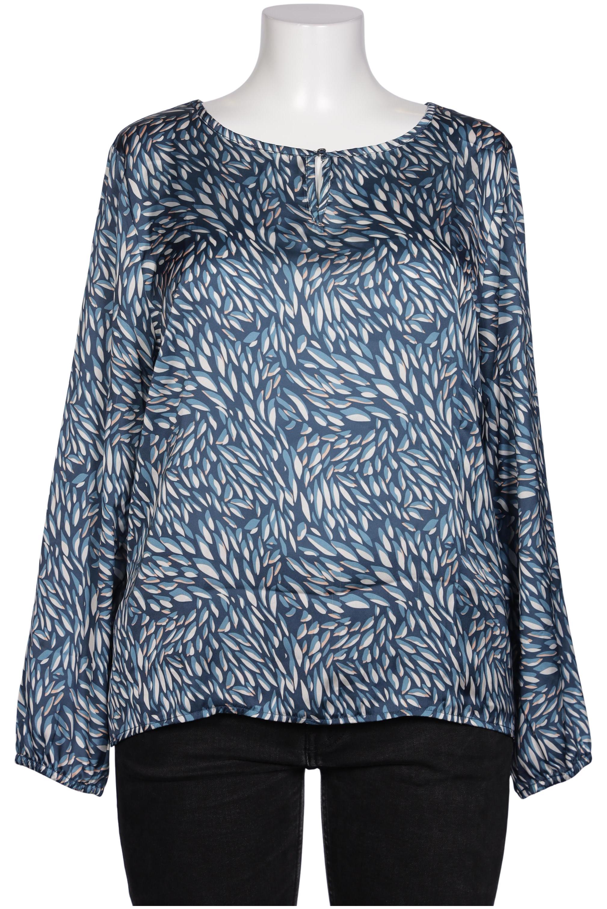

More & More Damen Bluse, blau, Gr. 44