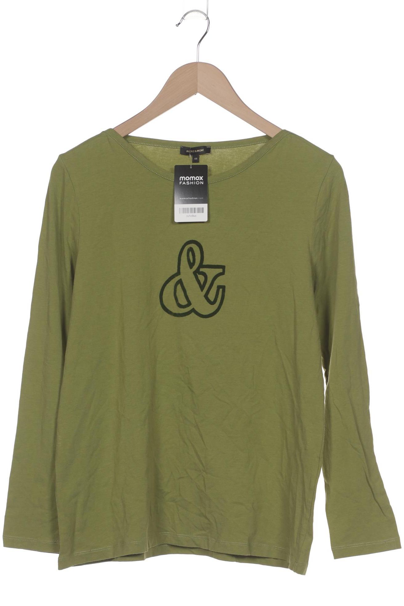 

More & More Damen Langarmshirt, grün, Gr. 44