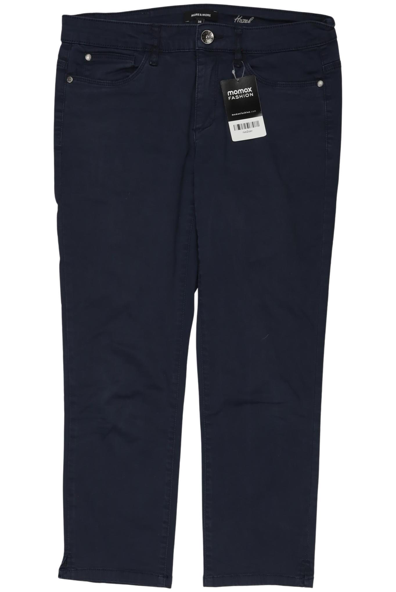 

More & More Damen Stoffhose, marineblau, Gr. 34