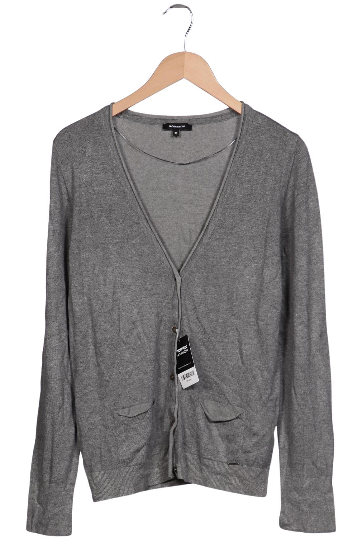 

More & More Damen Strickjacke, grau, Gr. 38