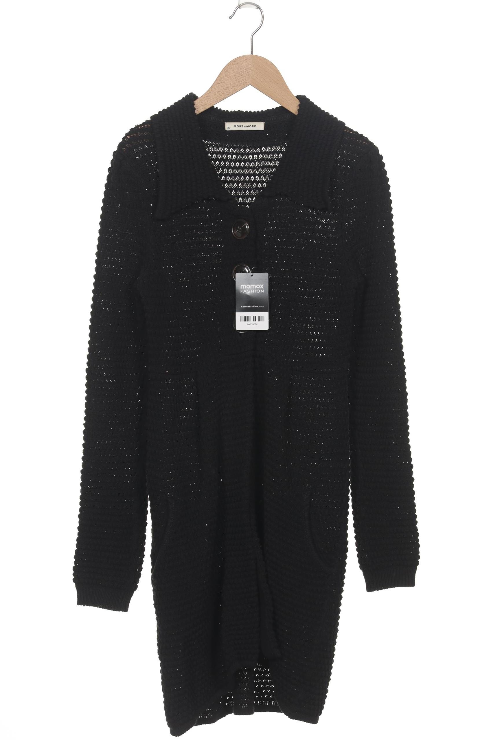

More & More Damen Strickjacke, schwarz, Gr. 36