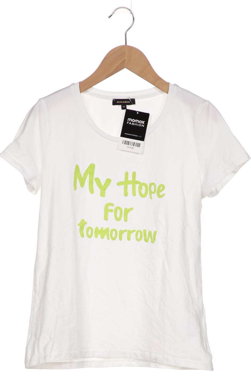 

More & More Damen T-Shirt, weiß, Gr. 36