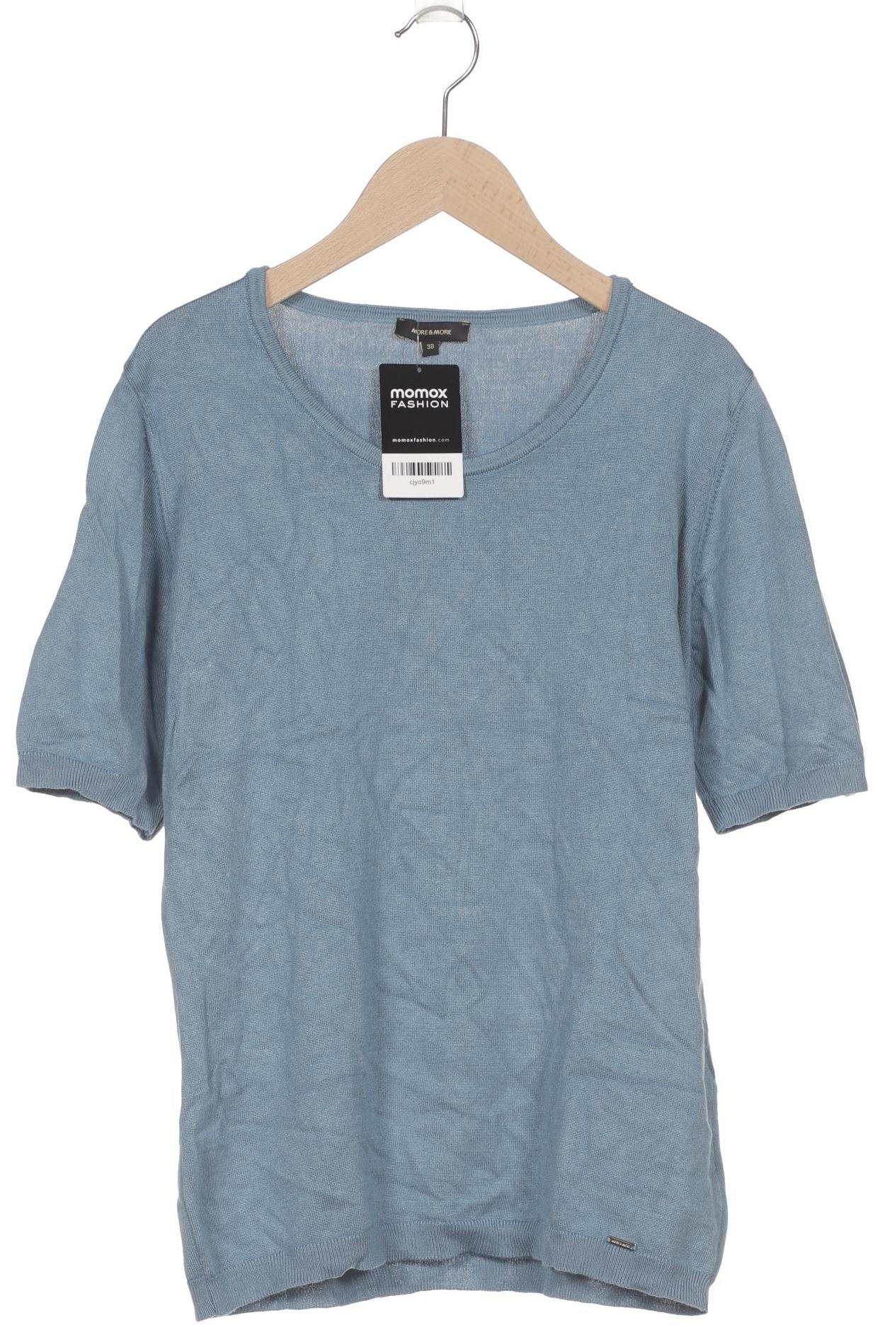 

More & More Damen T-Shirt, blau, Gr. 38