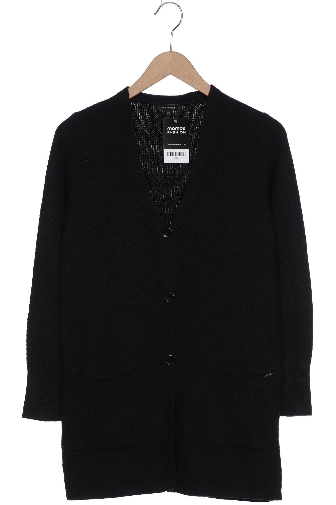 

More & More Damen Strickjacke, schwarz, Gr. 34