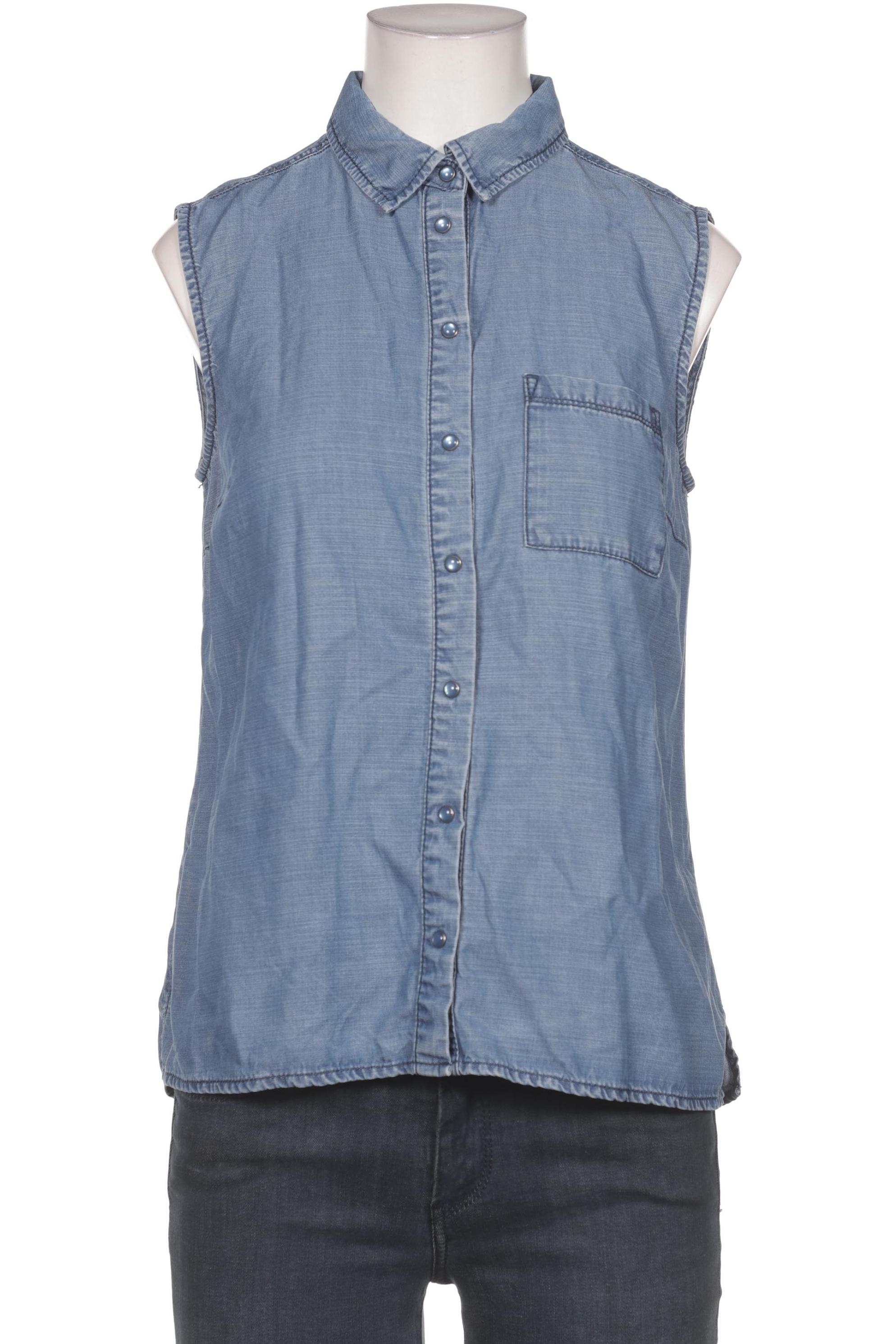 

More & More Damen Bluse, blau, Gr. 36