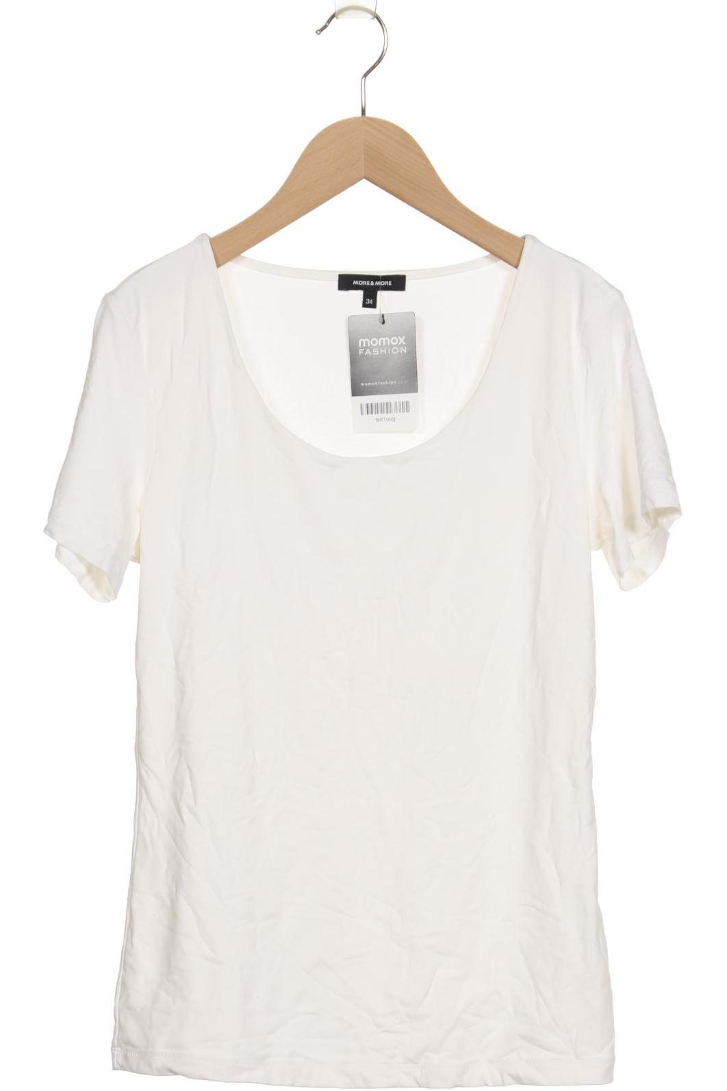 

More & More Damen T-Shirt, weiß, Gr. 34
