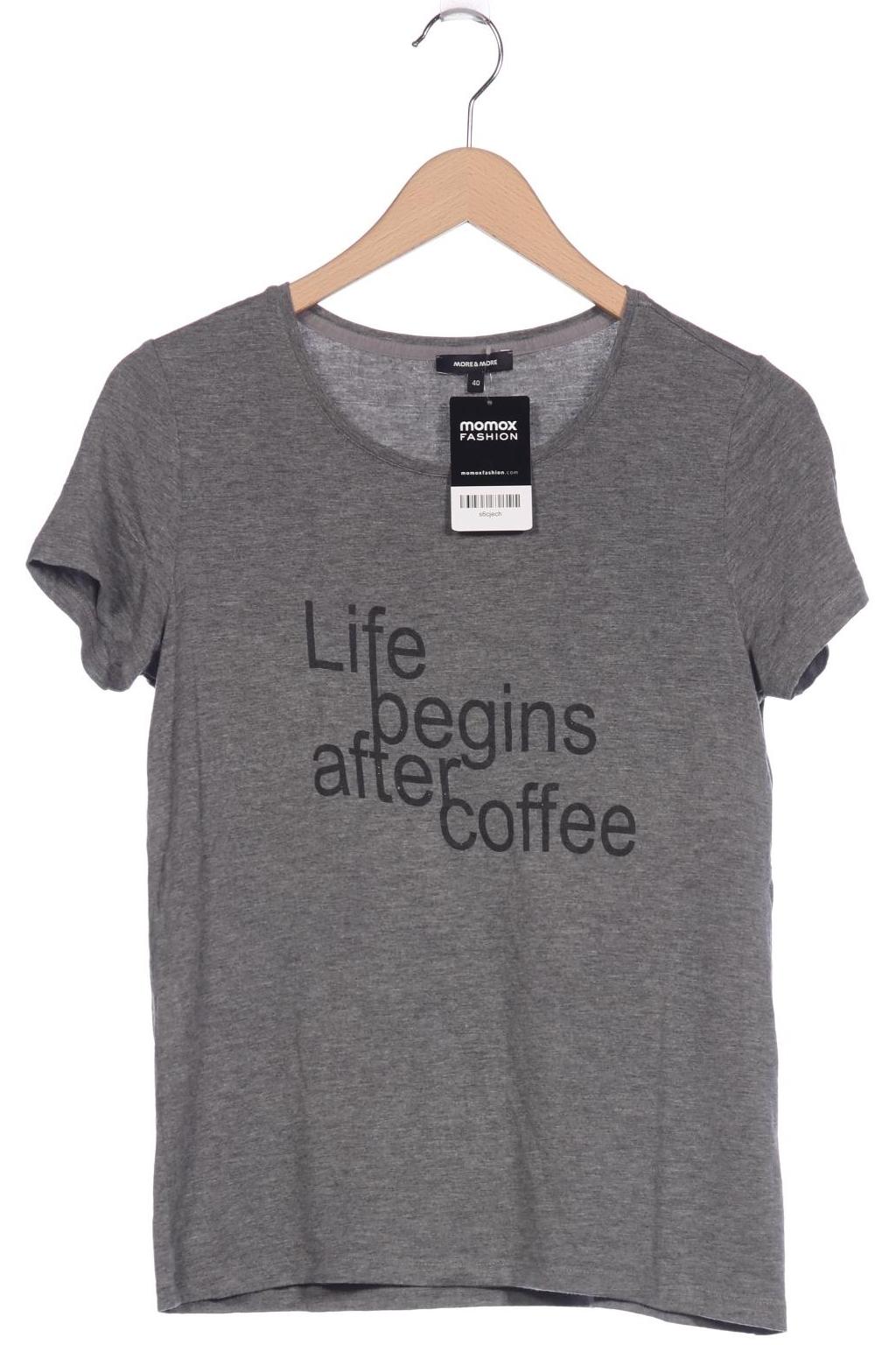 

More & More Damen T-Shirt, grau, Gr. 40