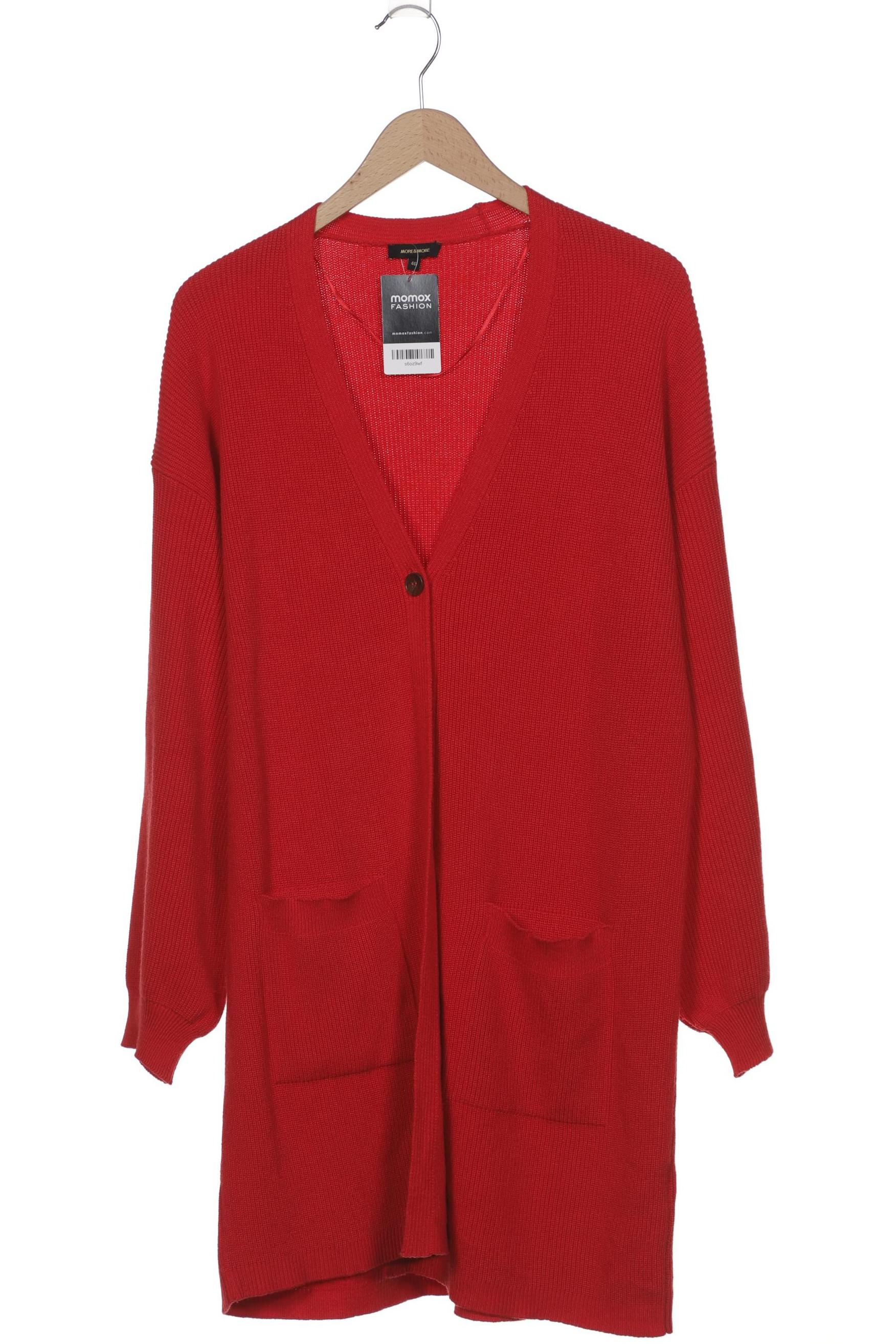 

More & More Damen Strickjacke, rot, Gr. 46