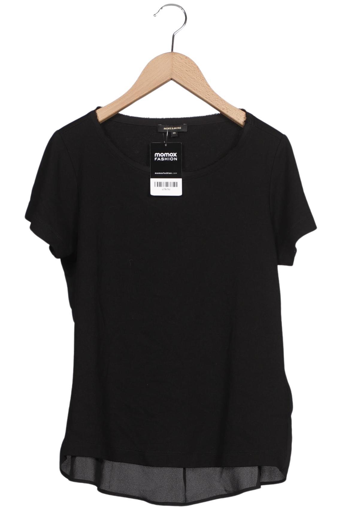 

More & More Damen T-Shirt, schwarz, Gr. 36