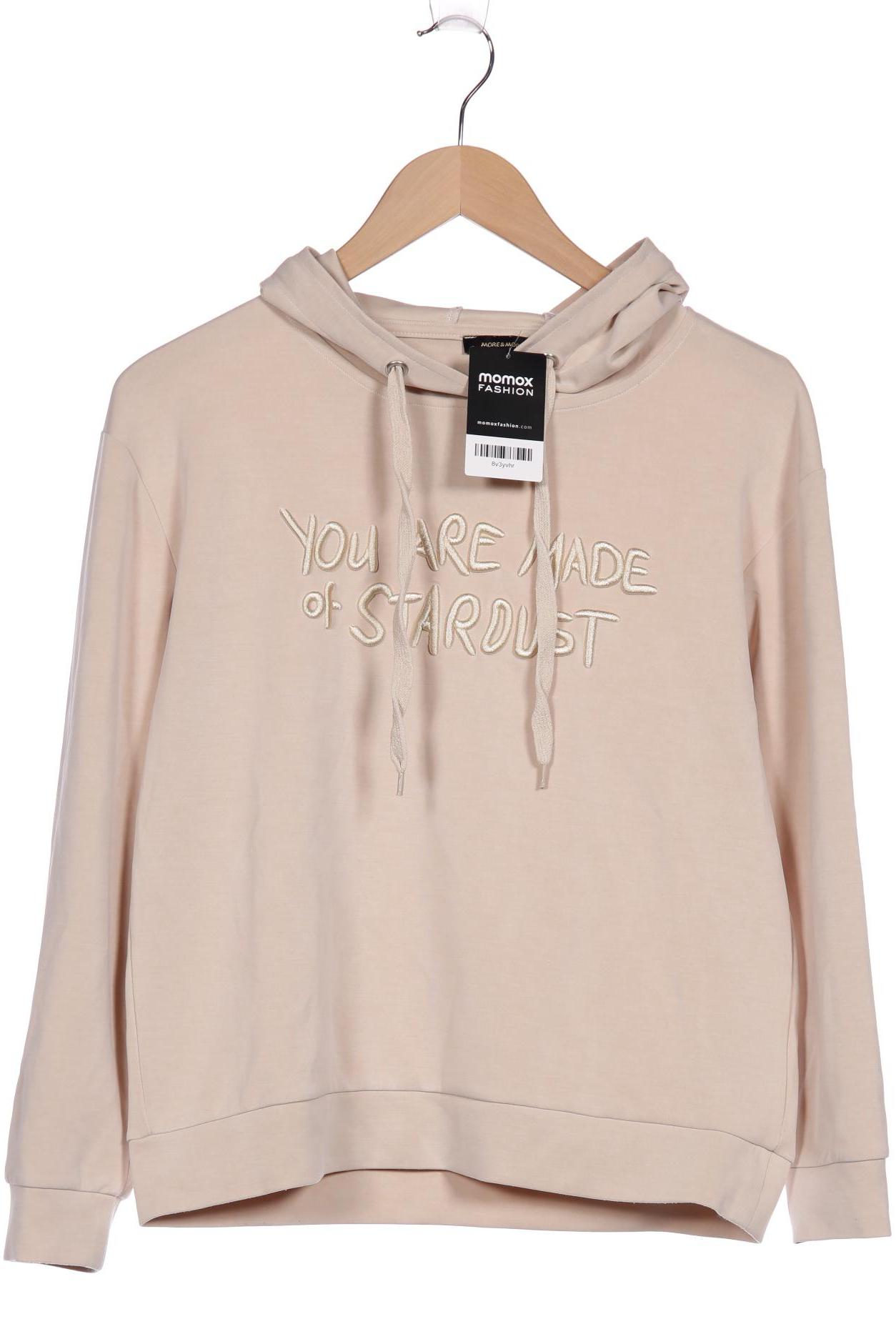 

More & More Damen Kapuzenpullover, beige, Gr. 36