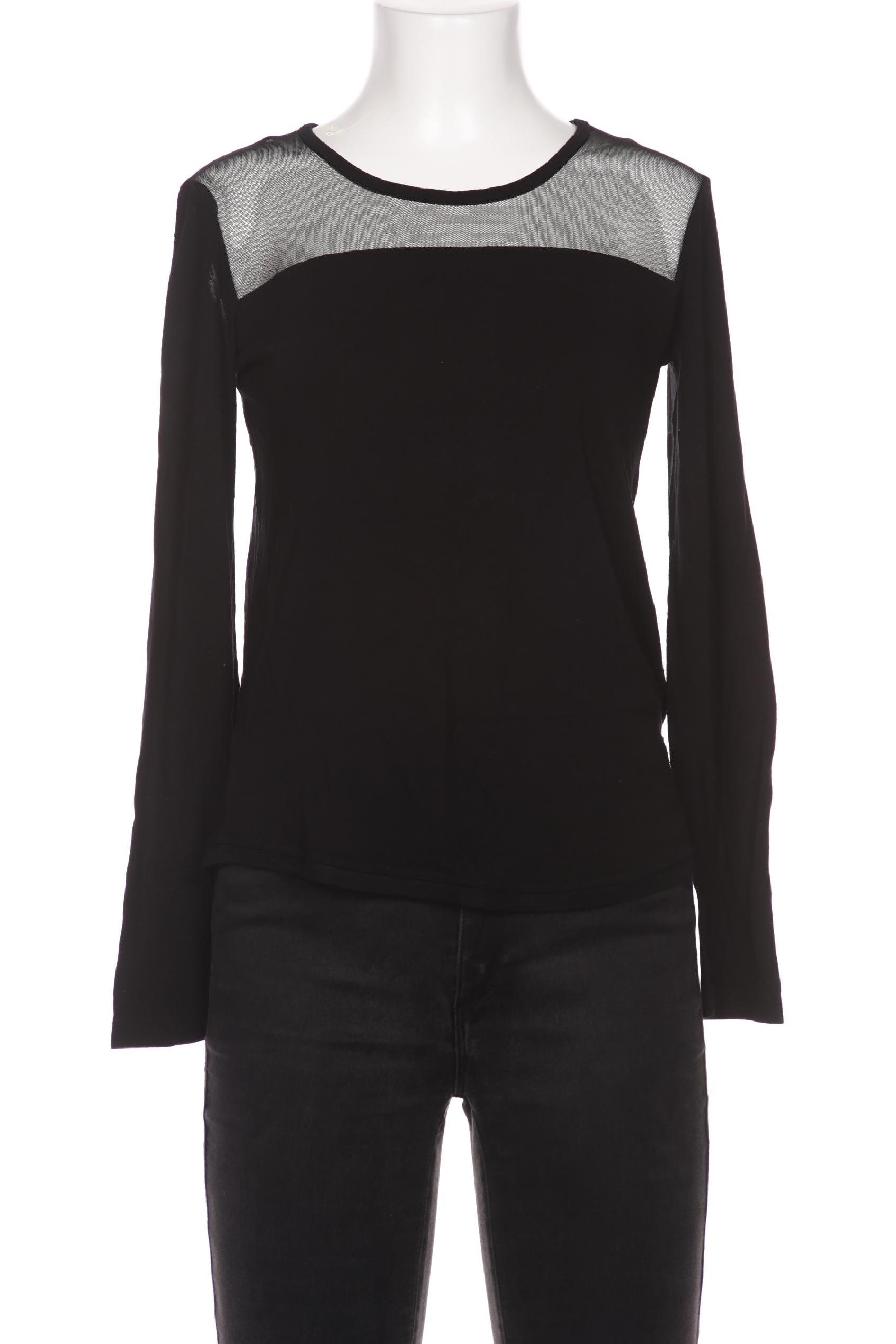 

More & More Damen Langarmshirt, schwarz, Gr. 34