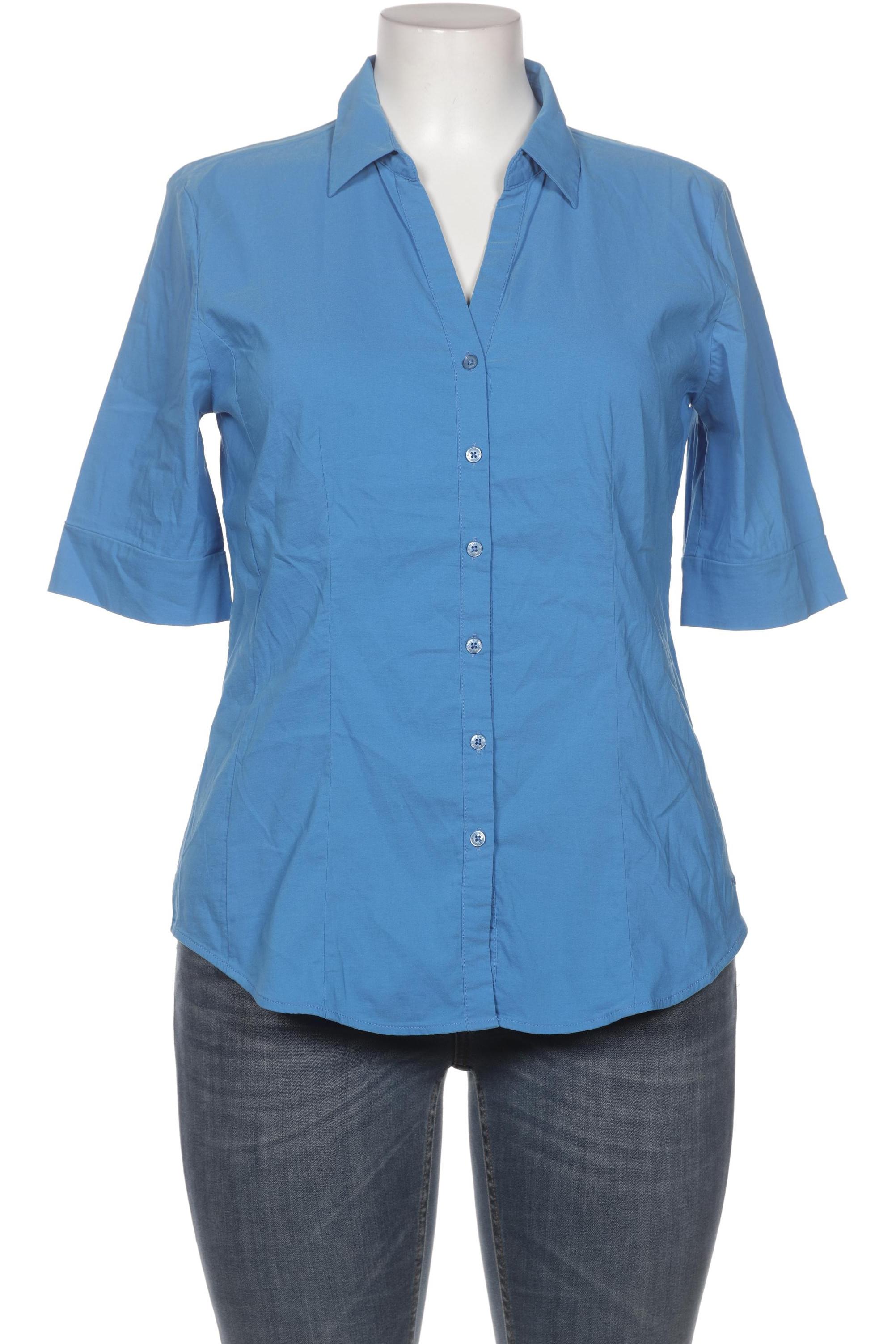 

More & More Damen Bluse, blau, Gr. 42