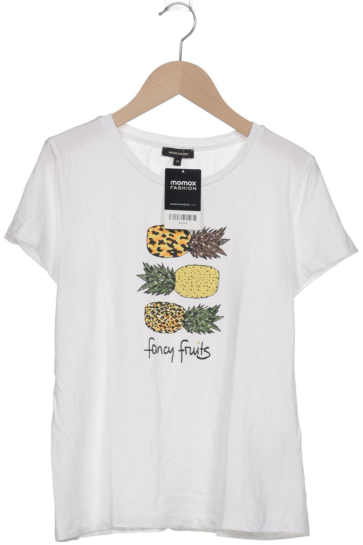 

More & More Damen T-Shirt, weiß, Gr. 38