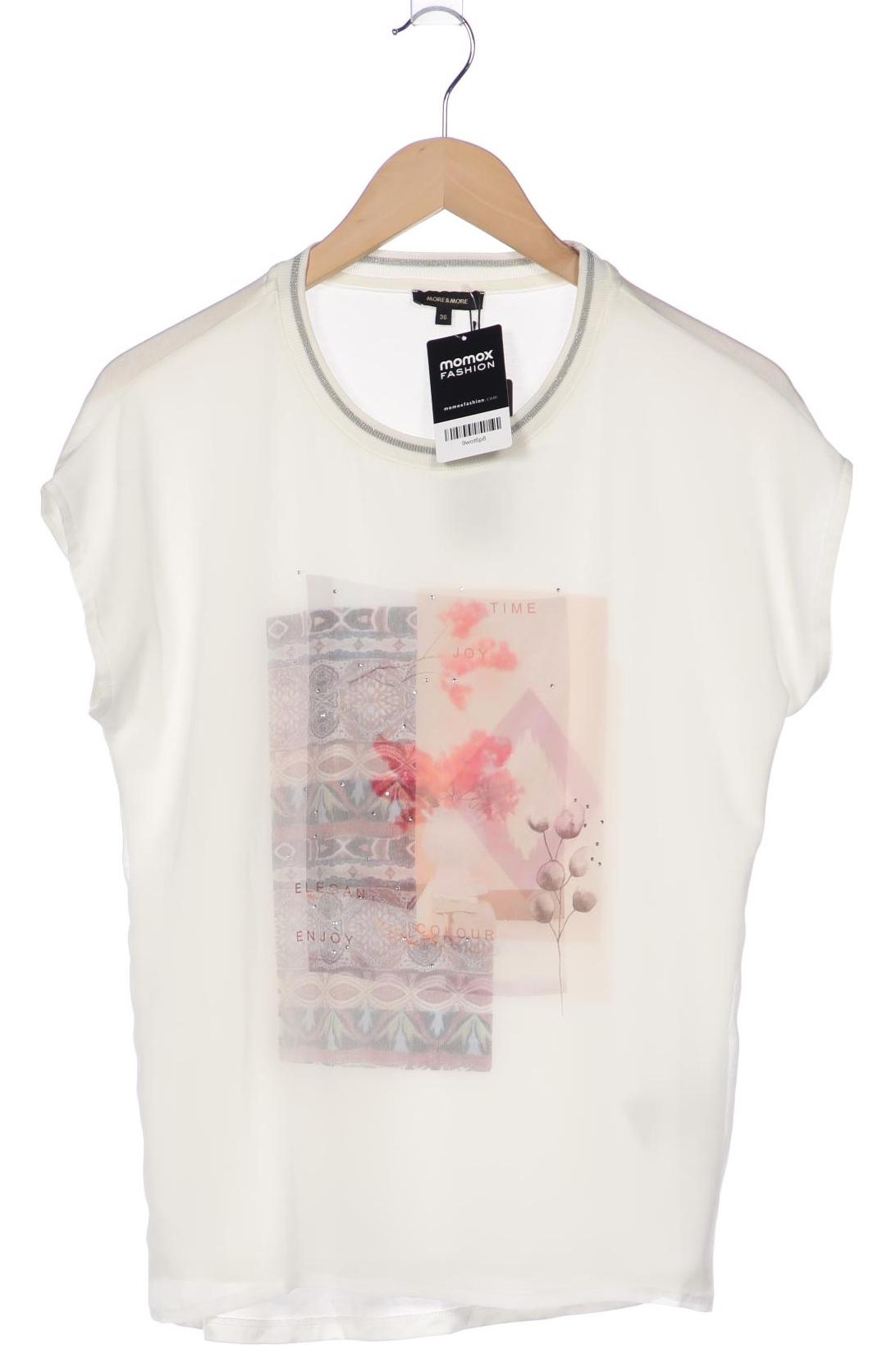 

More & More Damen T-Shirt, weiß, Gr. 36