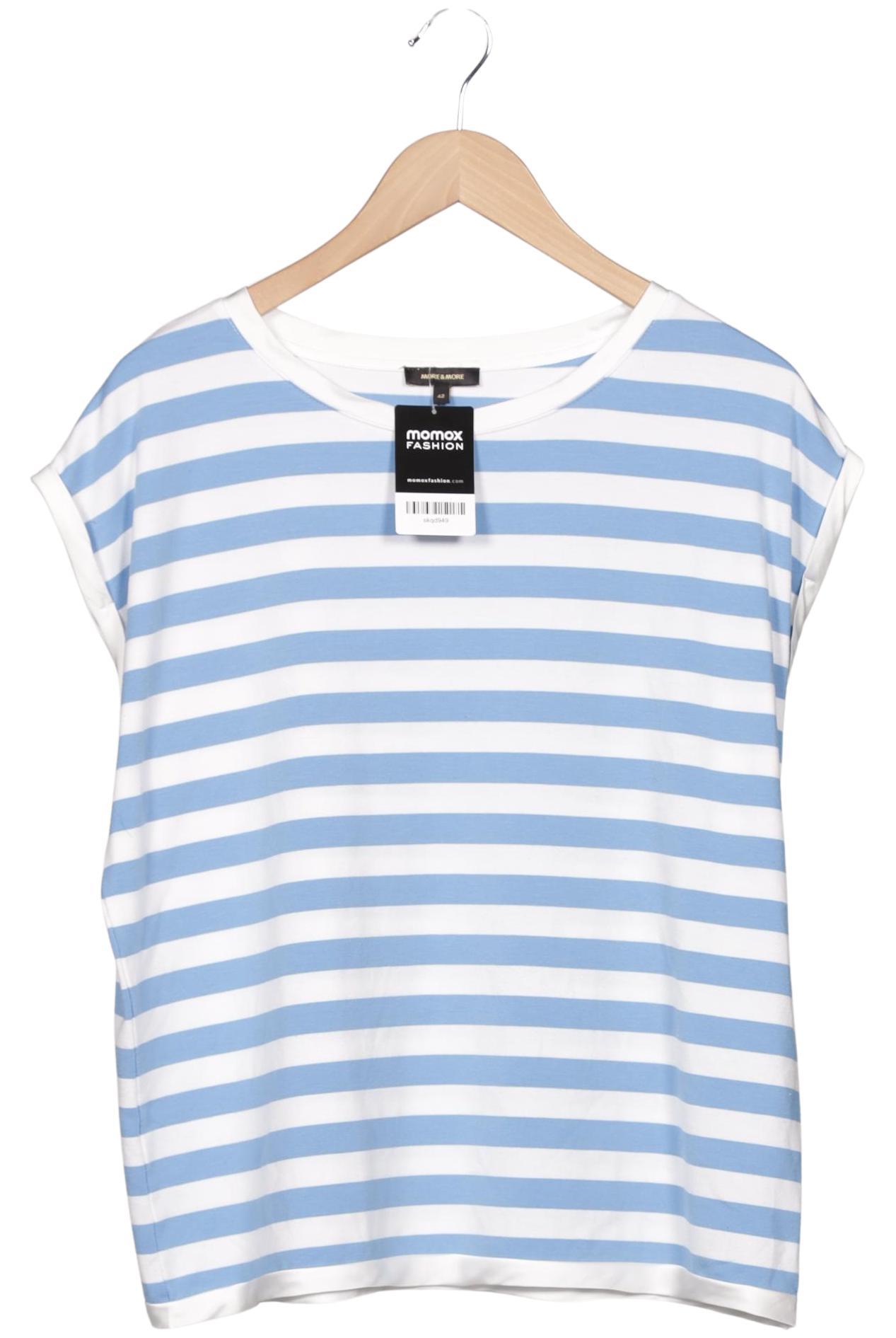 

More & More Damen T-Shirt, blau, Gr. 42