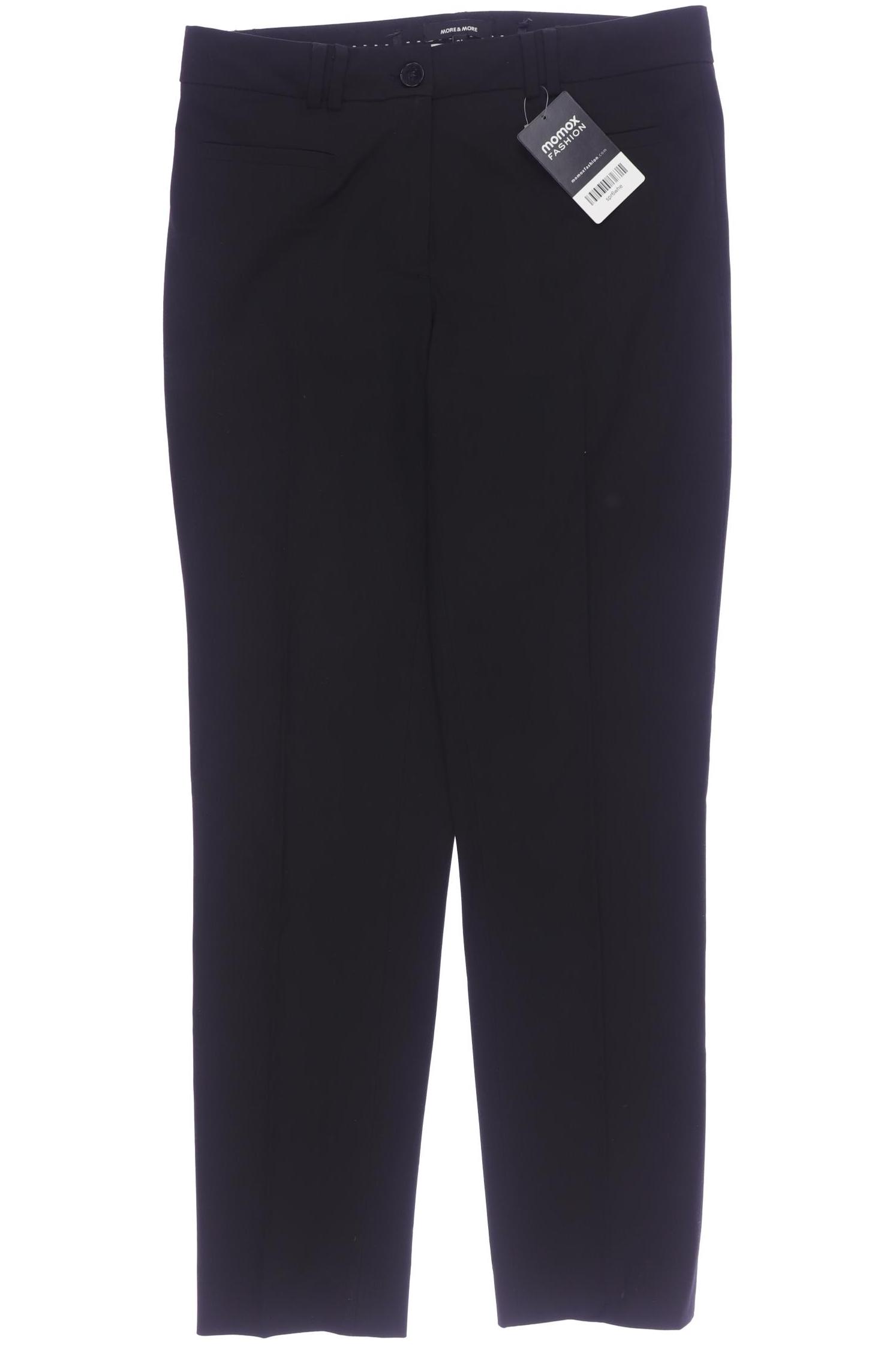 

More & More Damen Stoffhose, schwarz, Gr. 34