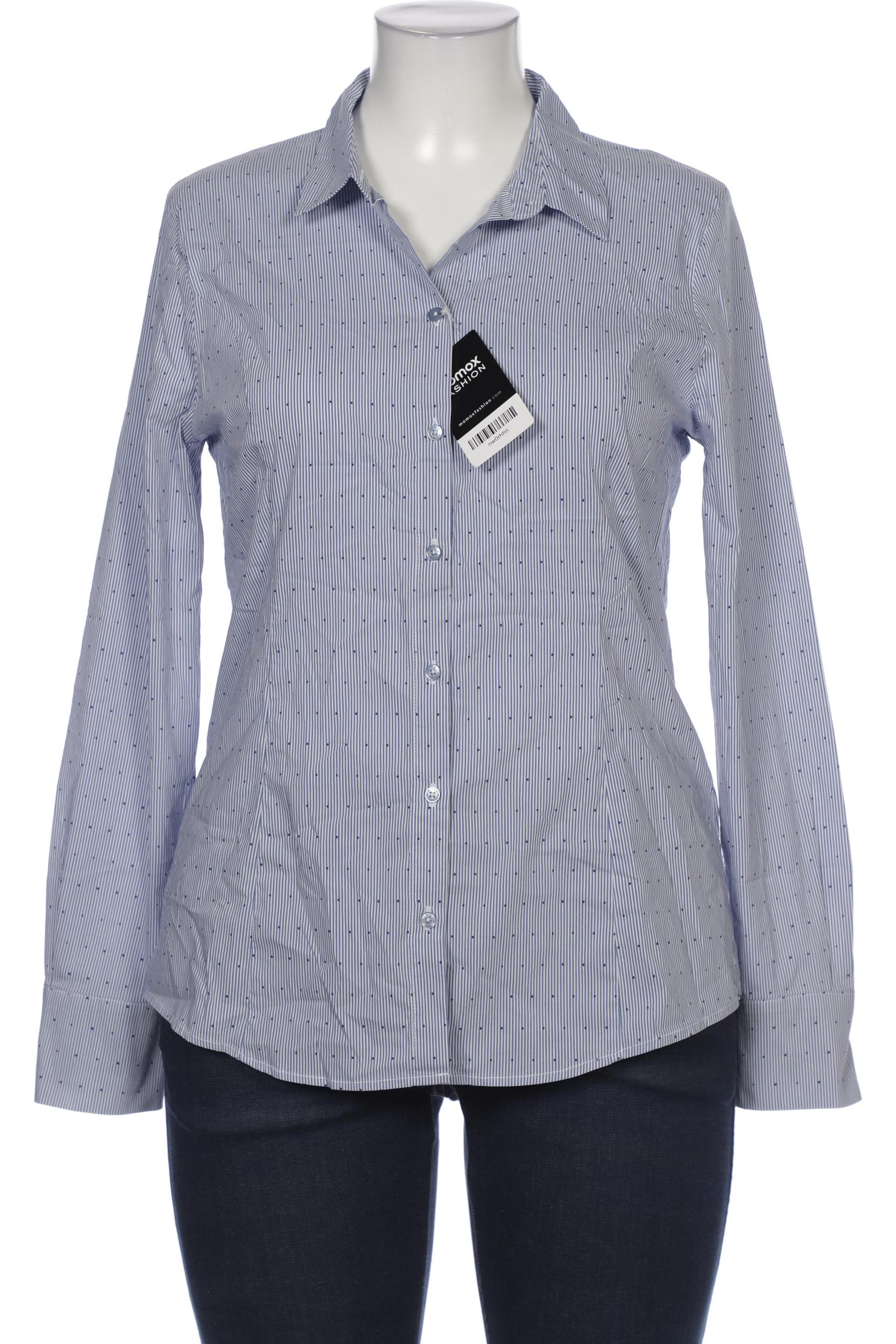

More & More Damen Bluse, blau, Gr. 44