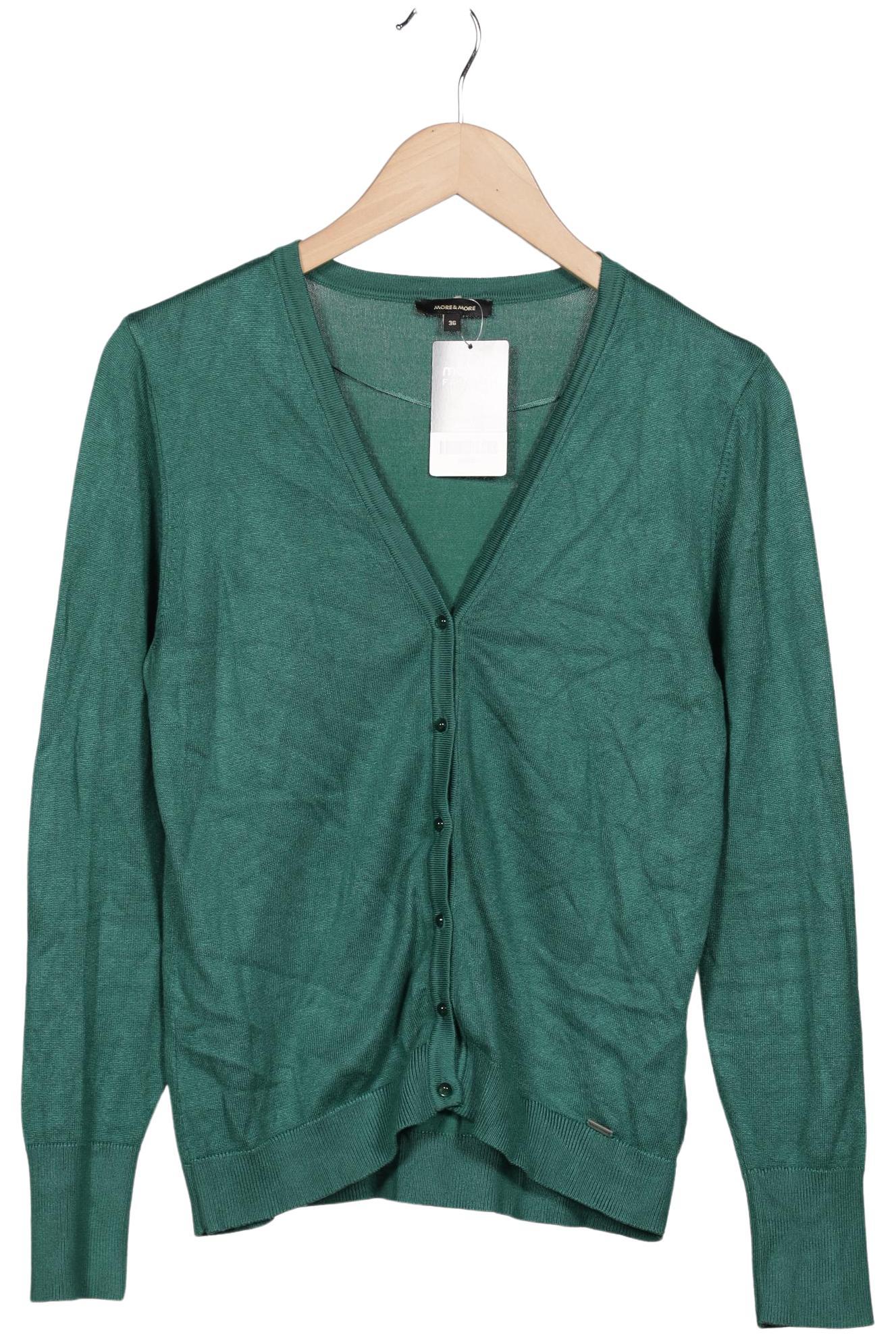 

More & More Damen Strickjacke, grün, Gr. 36