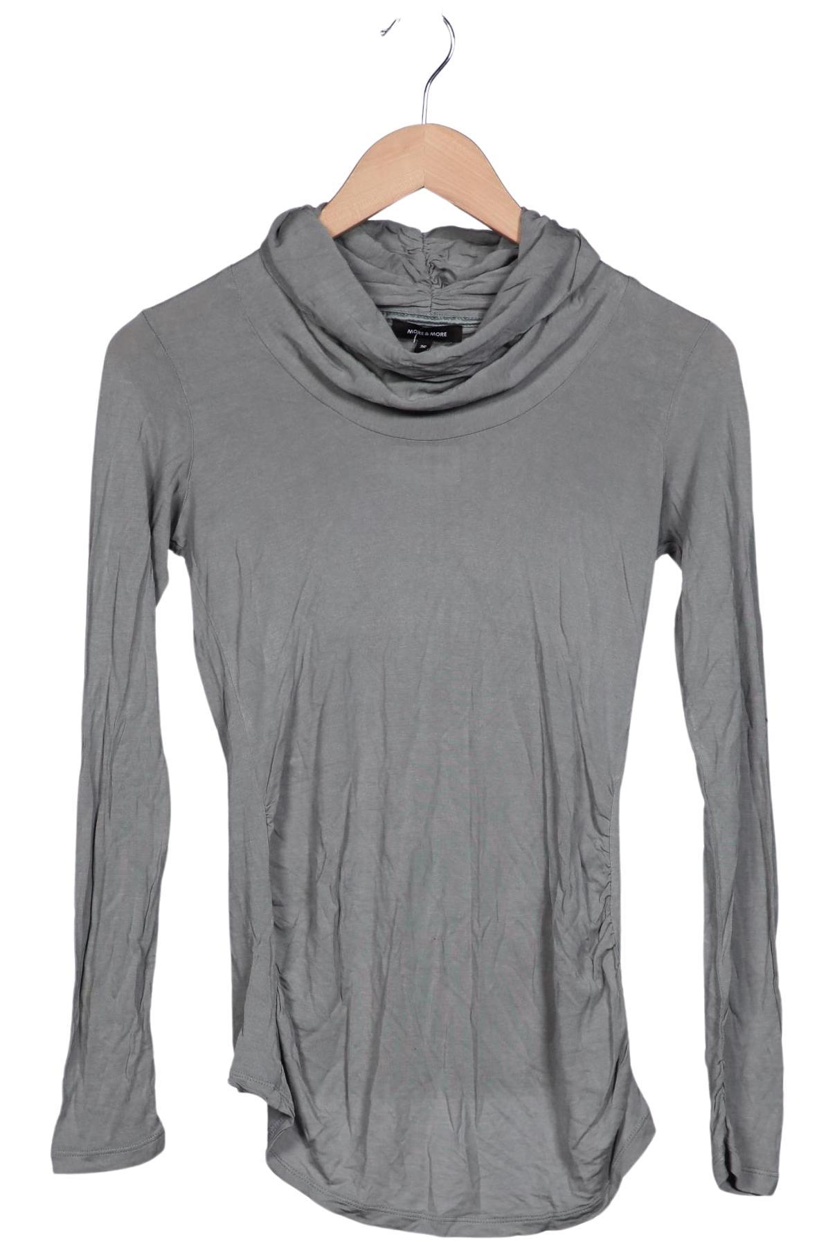 

More & More Damen Langarmshirt, grau, Gr. 36