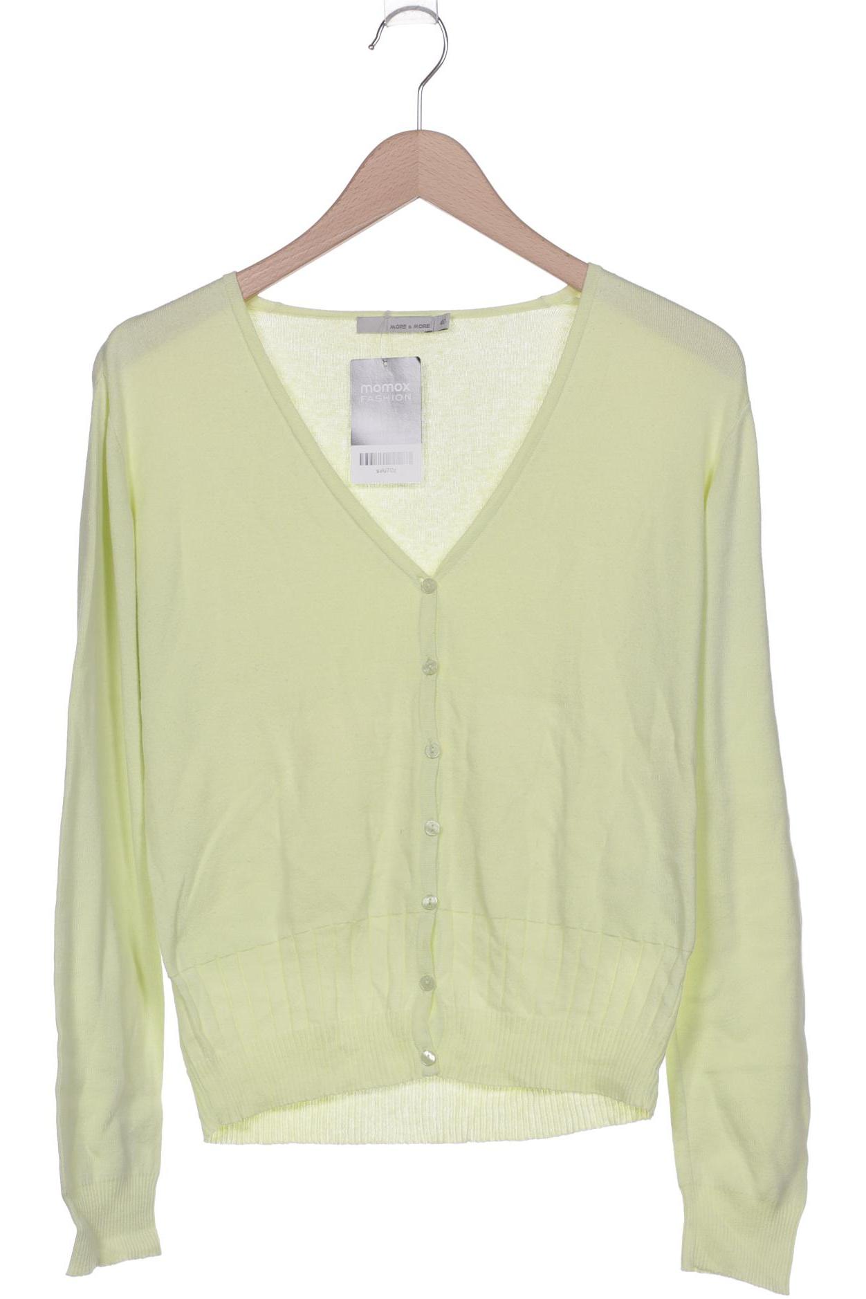 

More & More Damen Strickjacke, hellgrün, Gr. 40