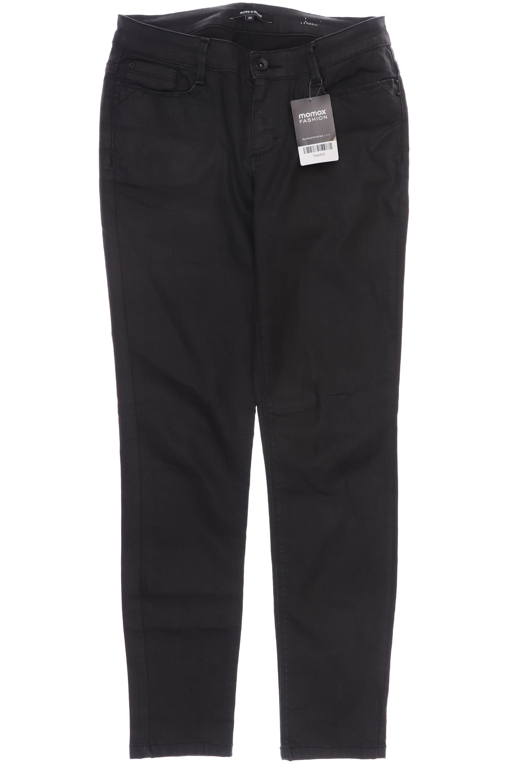 

More & More Damen Jeans, schwarz