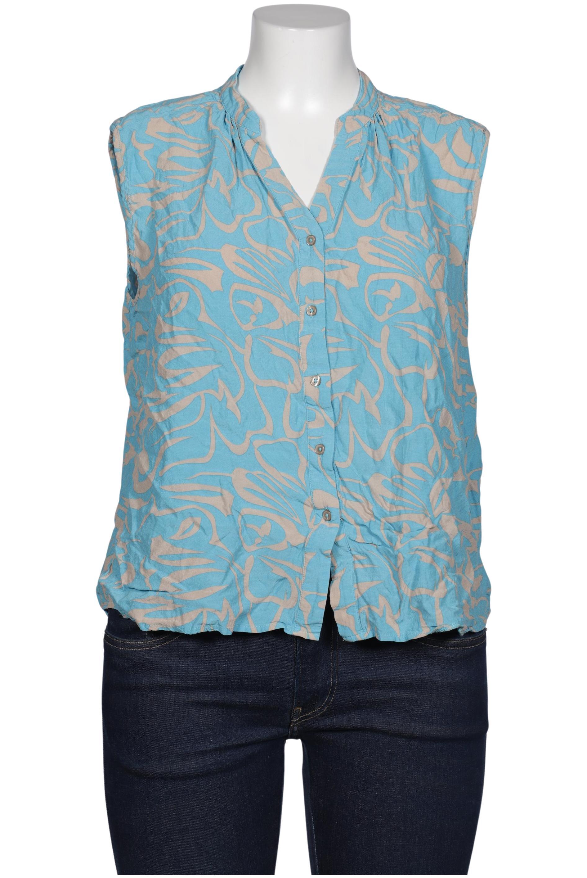 

More & More Damen Bluse, blau, Gr. 46