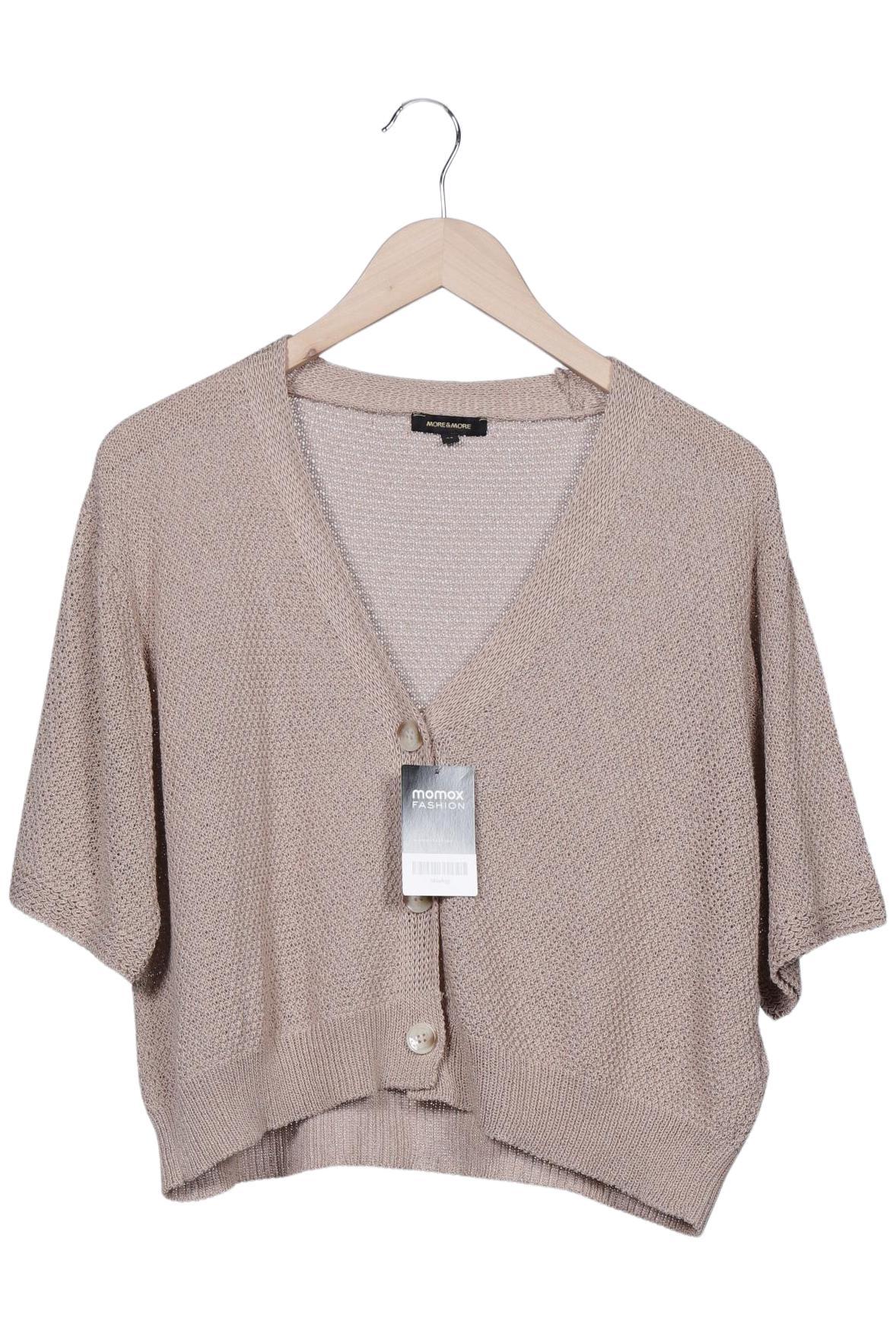 

More & More Damen Strickjacke, beige, Gr. 42