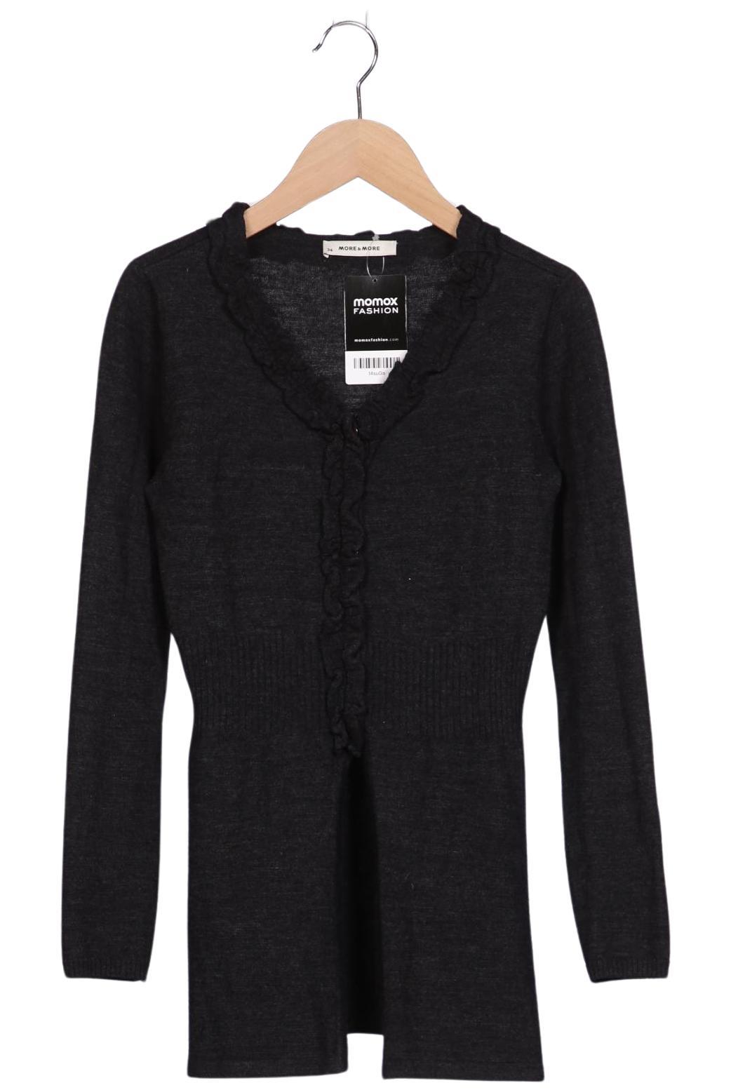 

More & More Damen Strickjacke, grau, Gr. 34