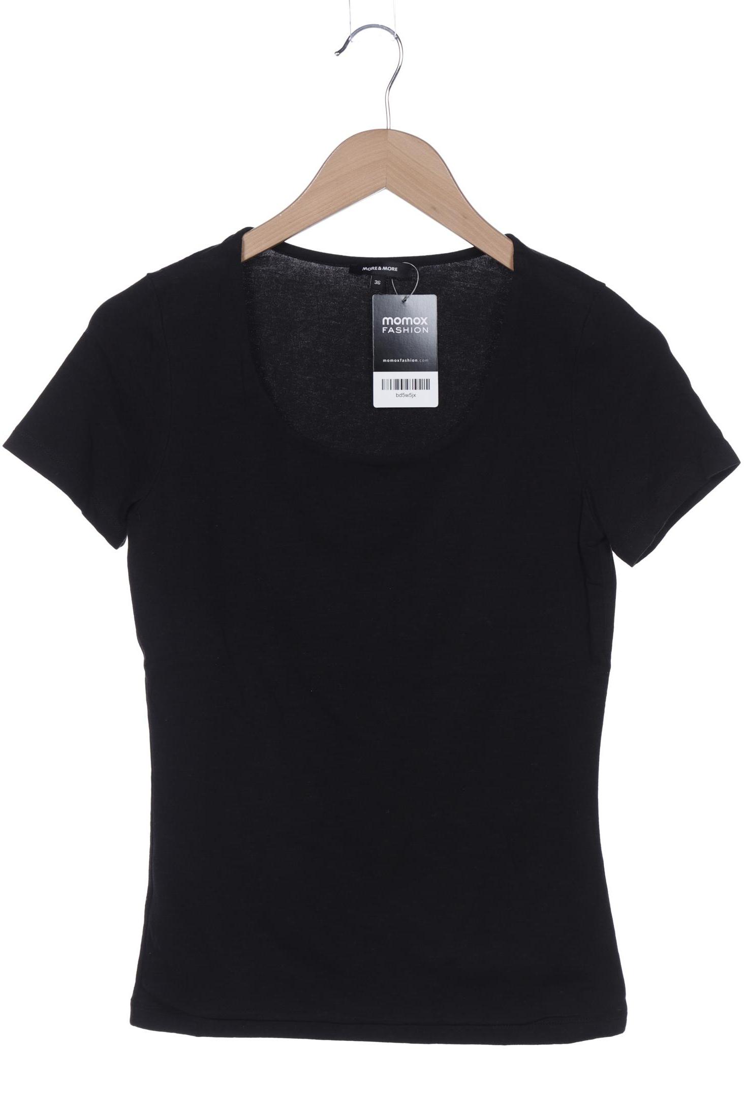 

More & More Damen T-Shirt, schwarz, Gr. 36
