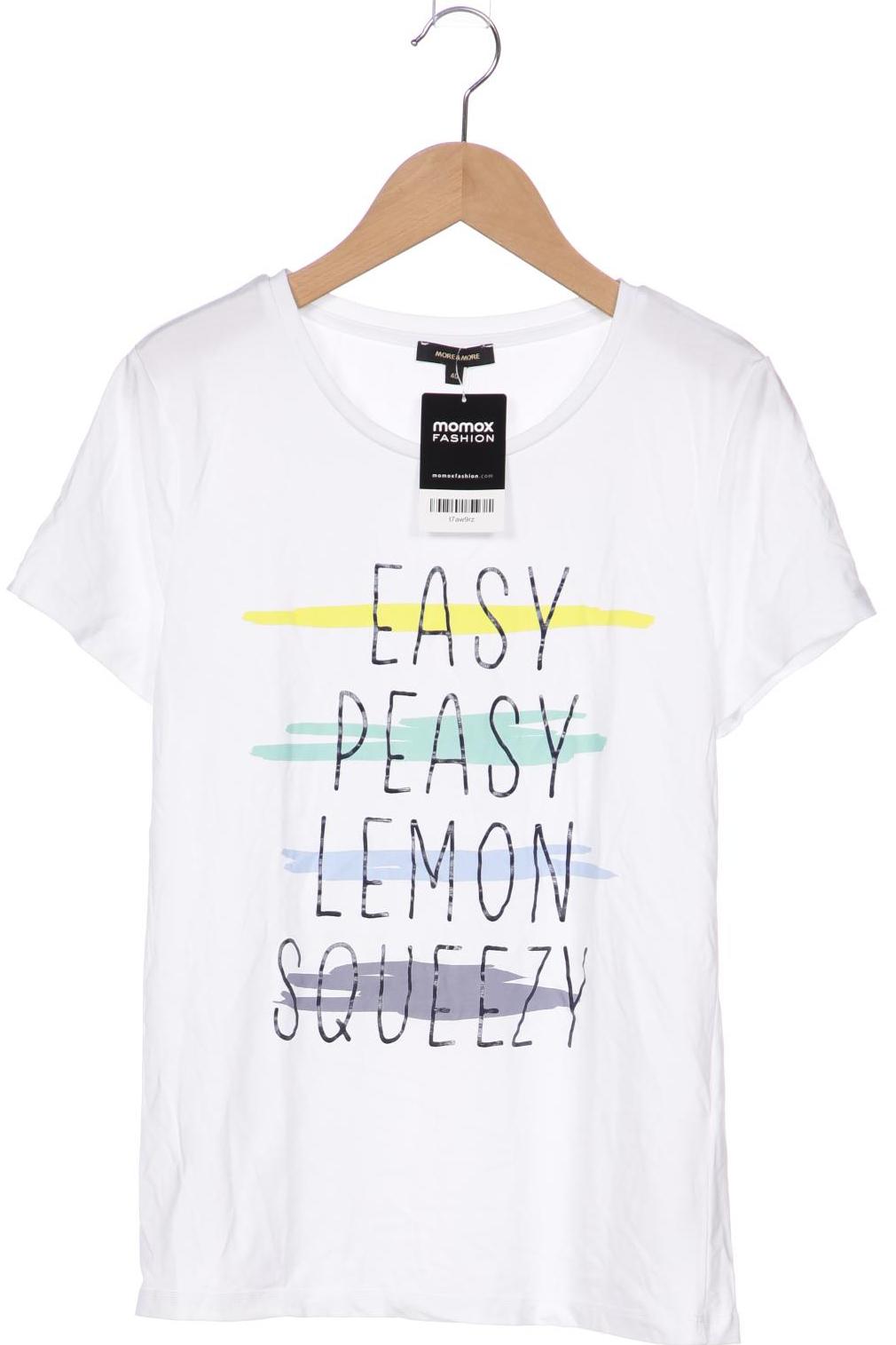 

More & More Damen T-Shirt, weiß, Gr. 40