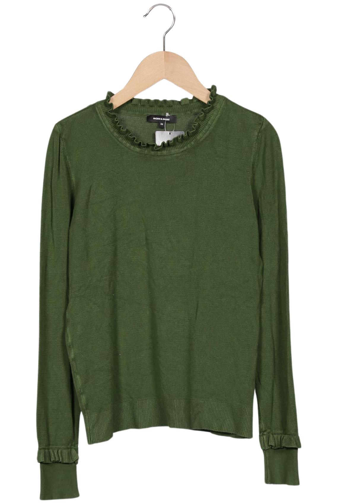 

More & More Damen Pullover, grün, Gr. 34