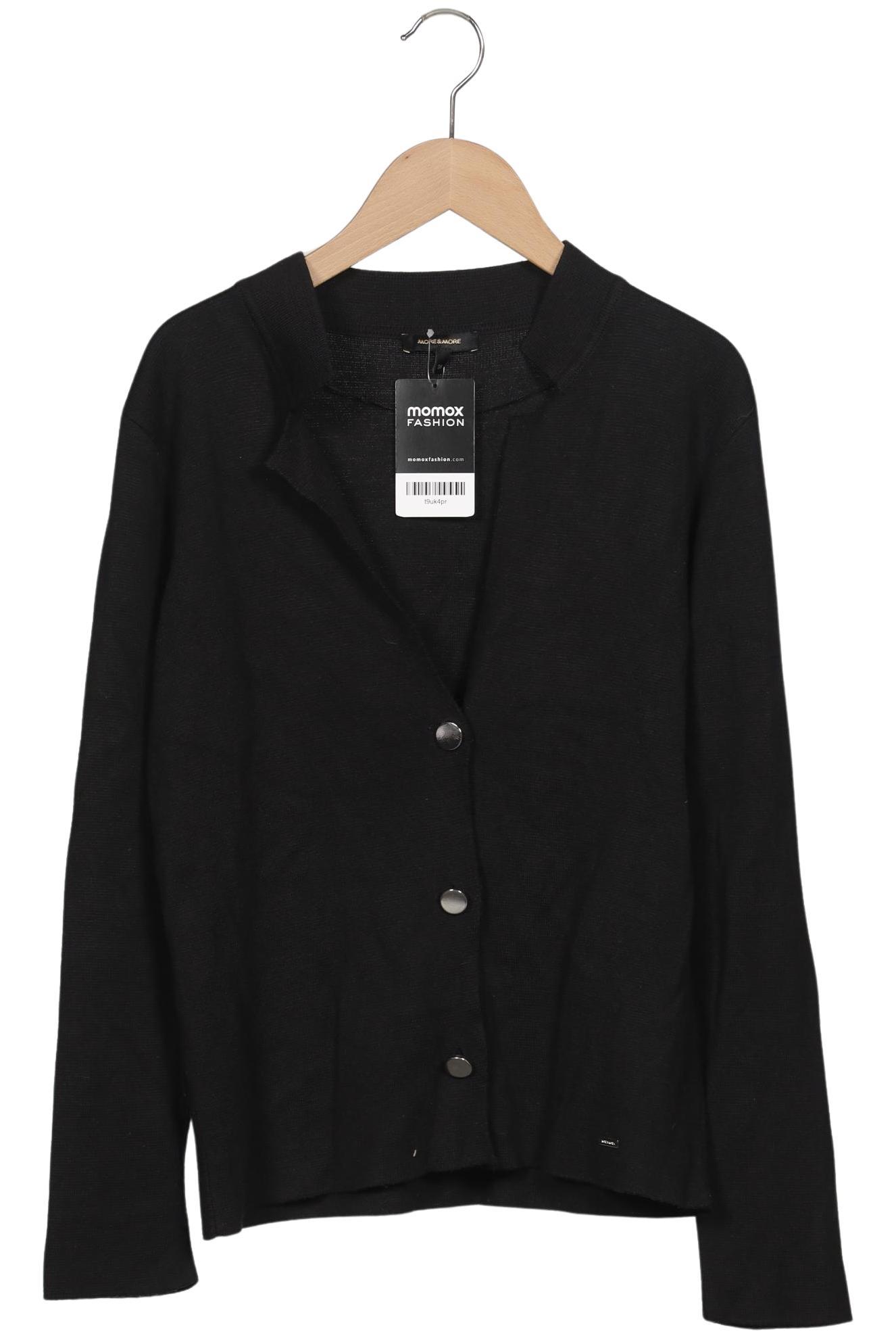 

More & More Damen Strickjacke, schwarz, Gr. 34