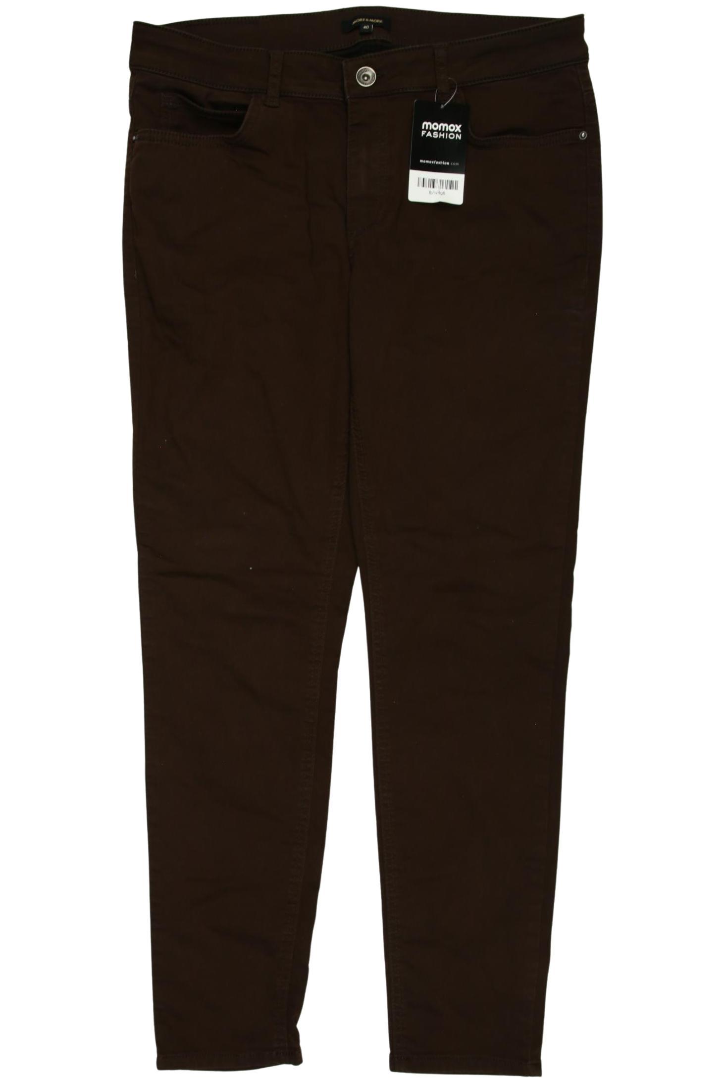 

More & More Damen Stoffhose, braun, Gr. 40