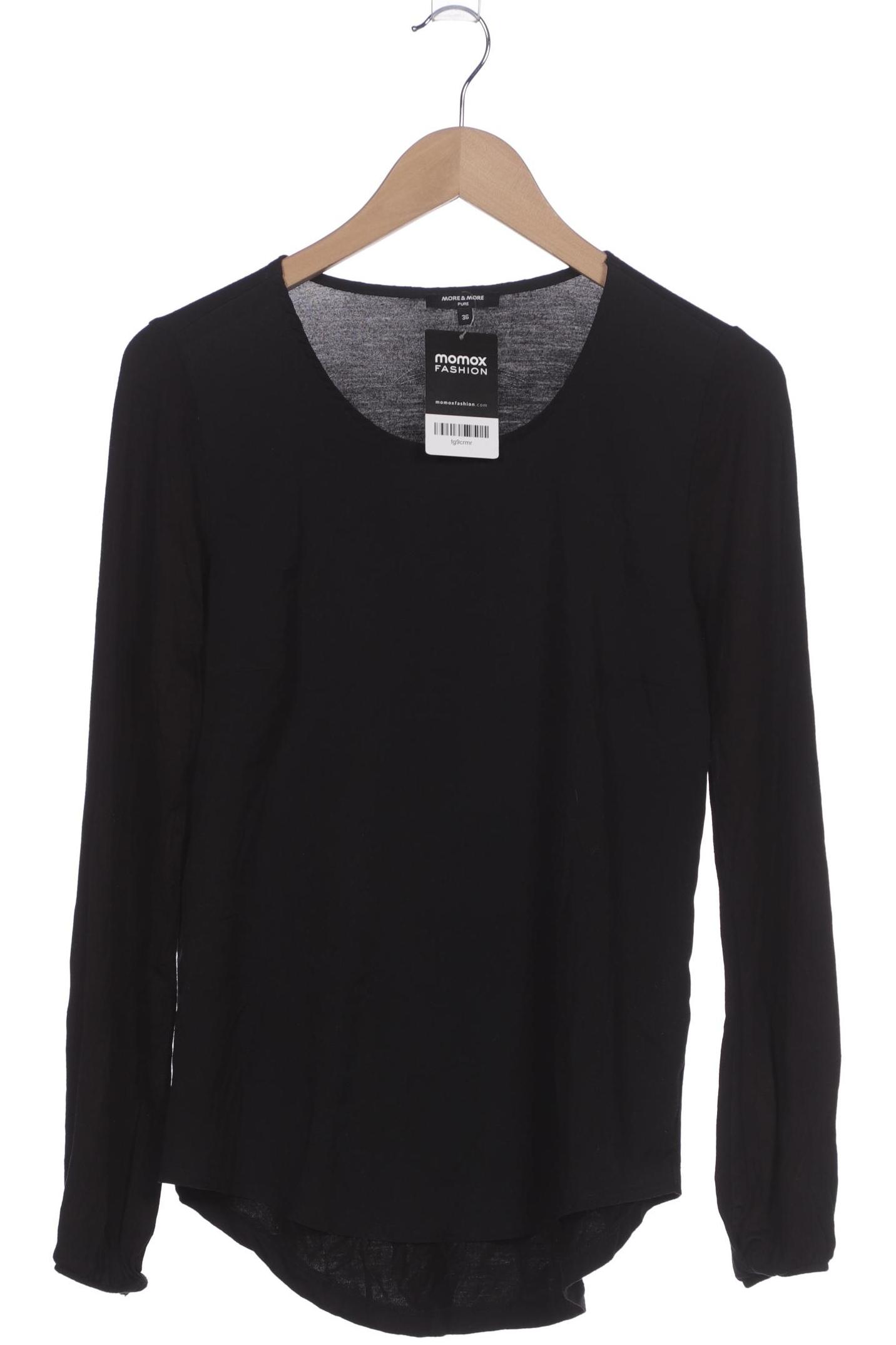 

More & More Damen Langarmshirt, schwarz, Gr. 36