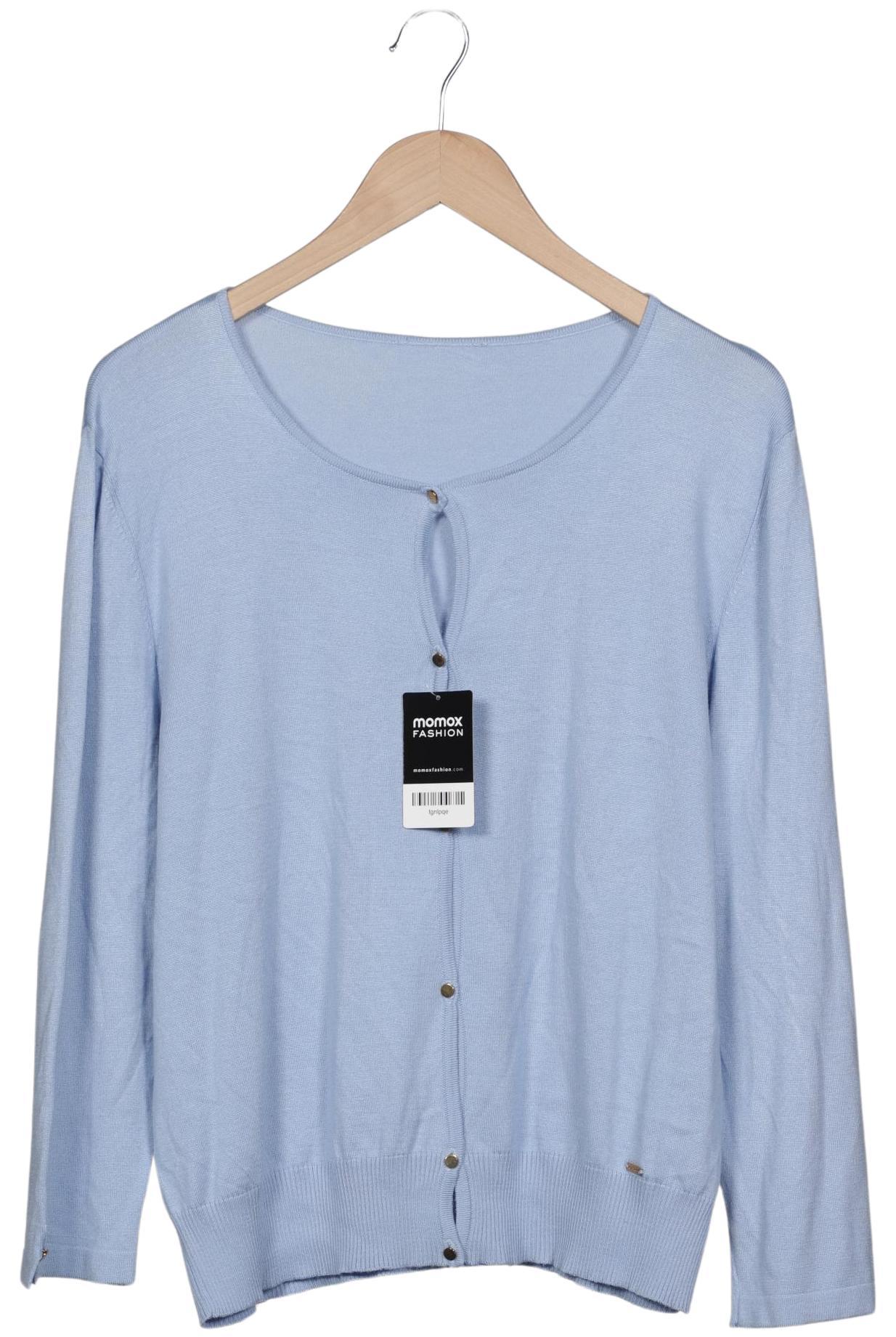 

More & More Damen Strickjacke, hellblau, Gr. 44