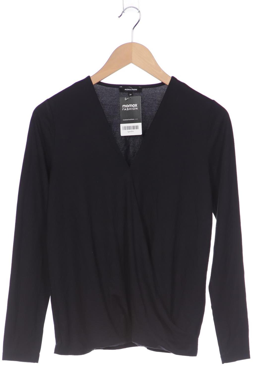 

More & More Damen Langarmshirt, schwarz, Gr. 34