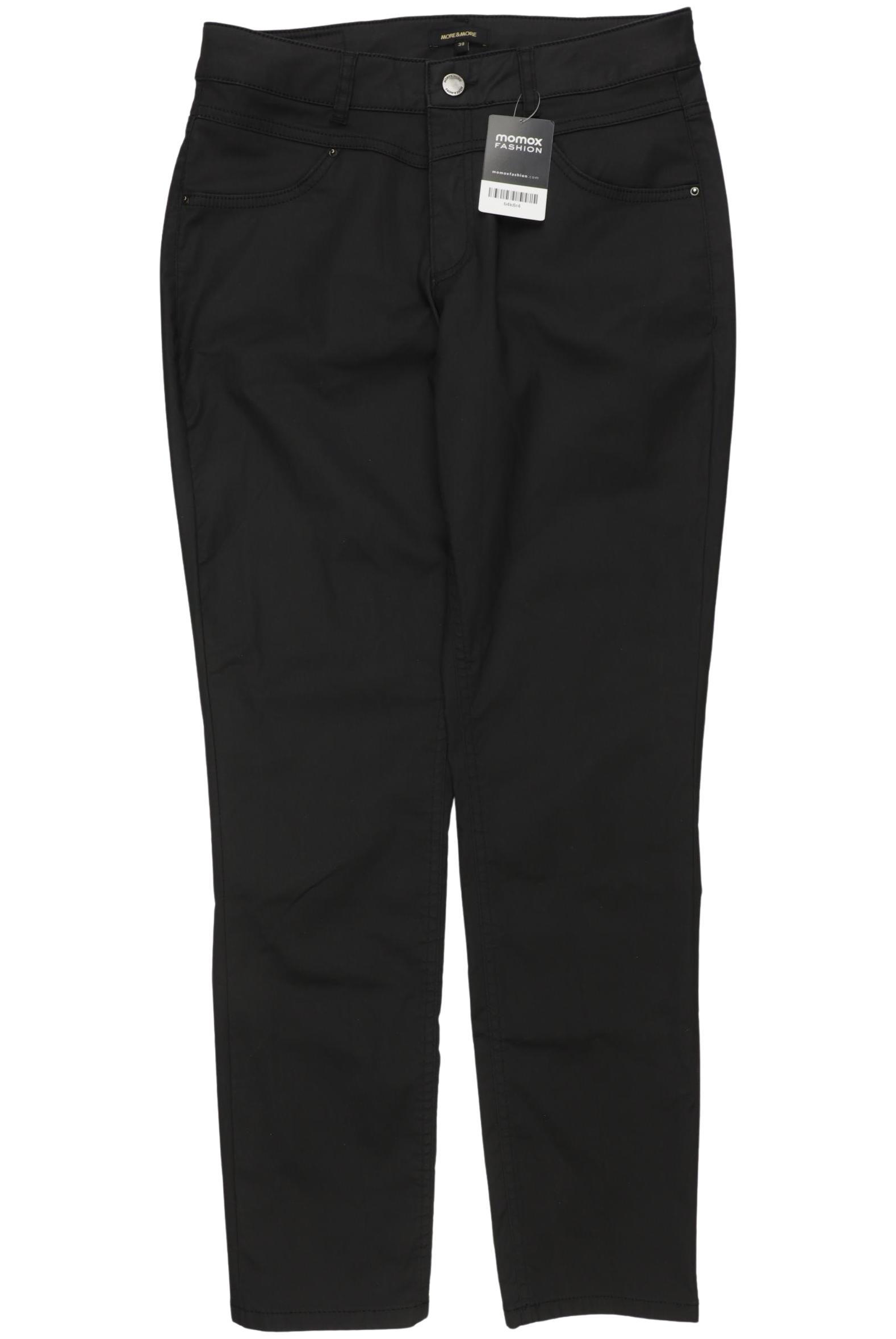 

More & More Damen Stoffhose, schwarz, Gr. 38