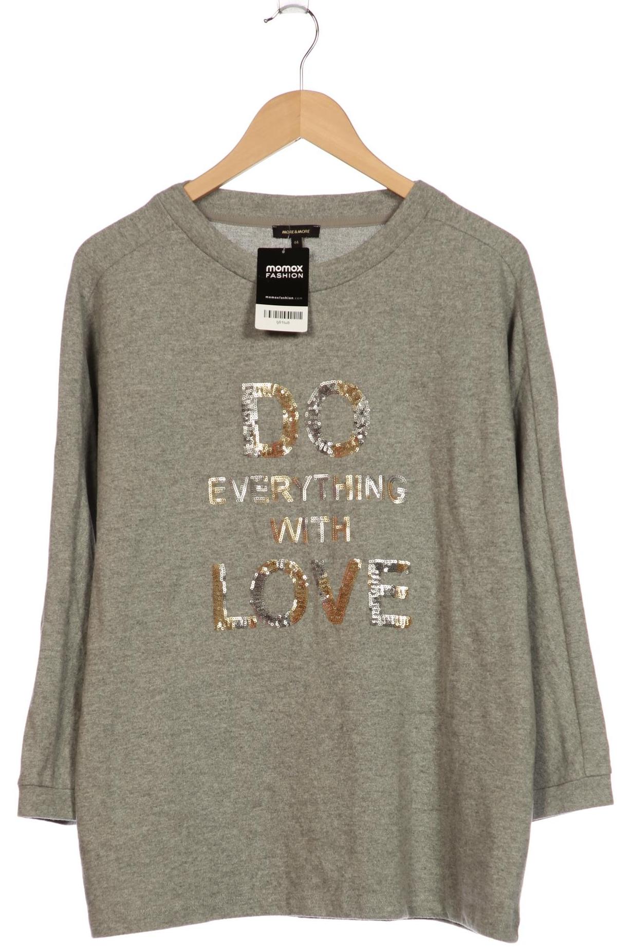 

More & More Damen Pullover, grau, Gr. 44