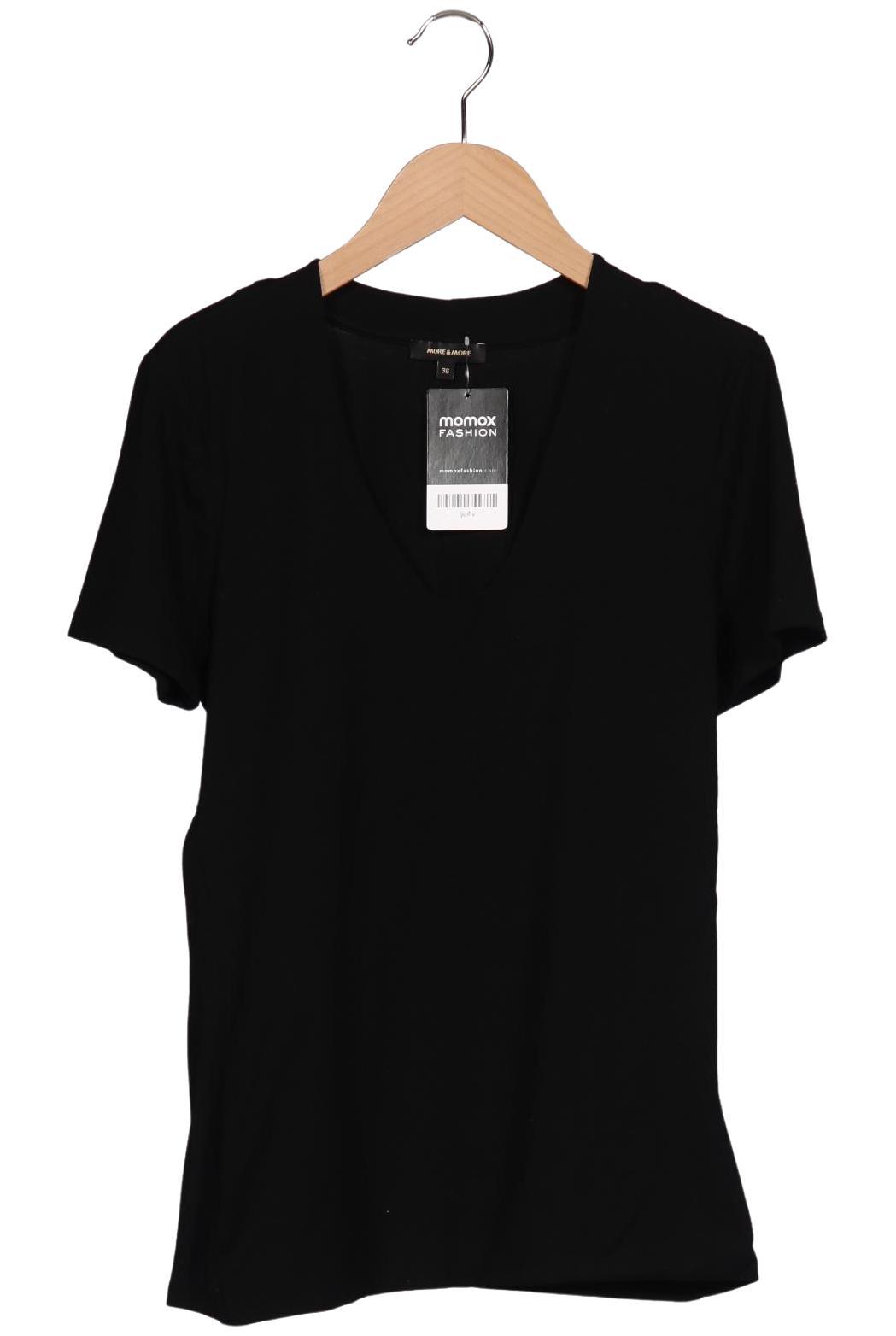 

More & More Damen T-Shirt, schwarz, Gr. 36
