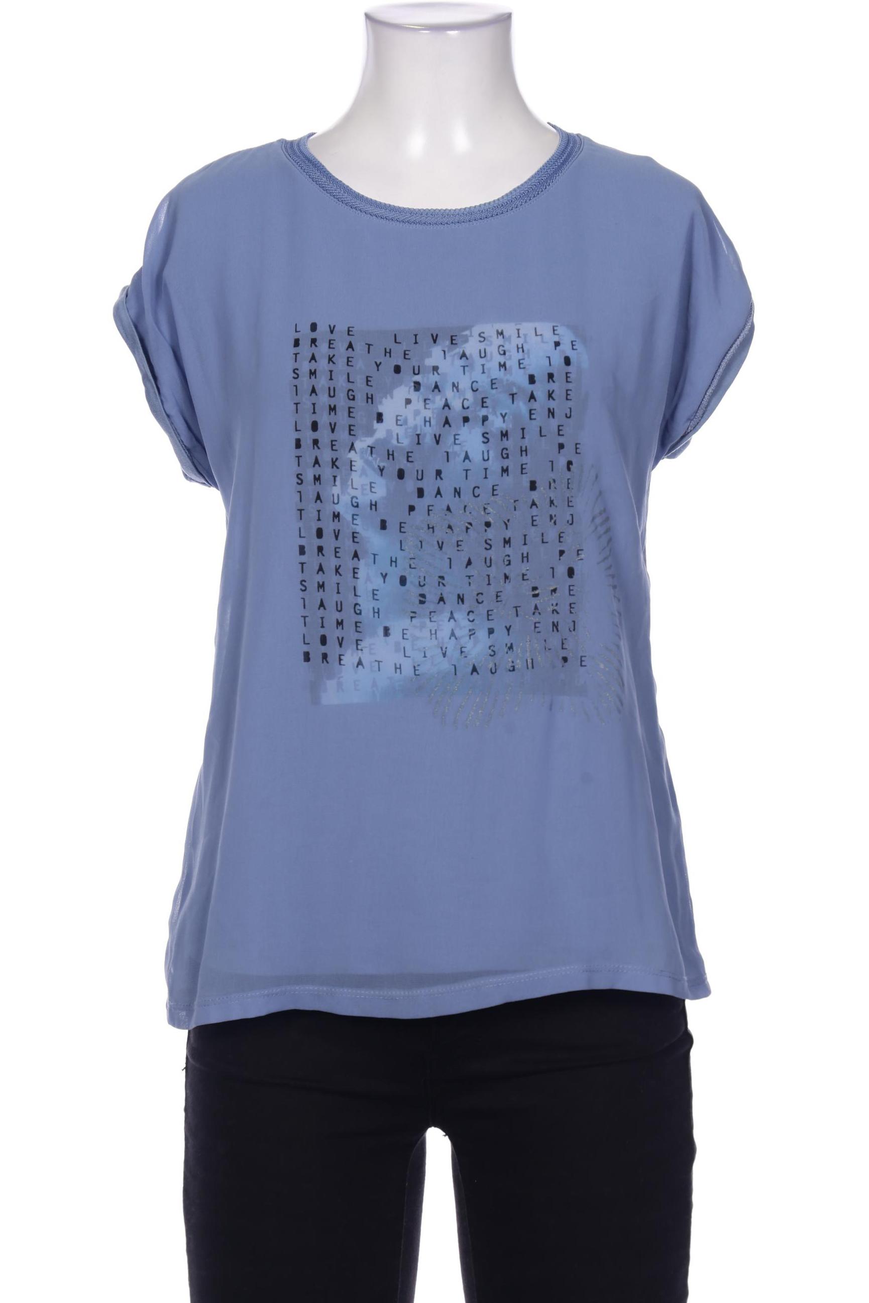 

More & More Damen Bluse, blau, Gr. 36
