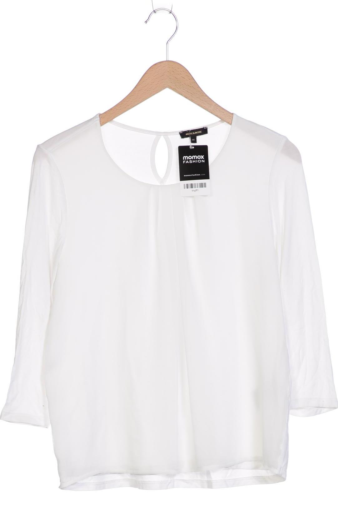 

More & More Damen Langarmshirt, weiß