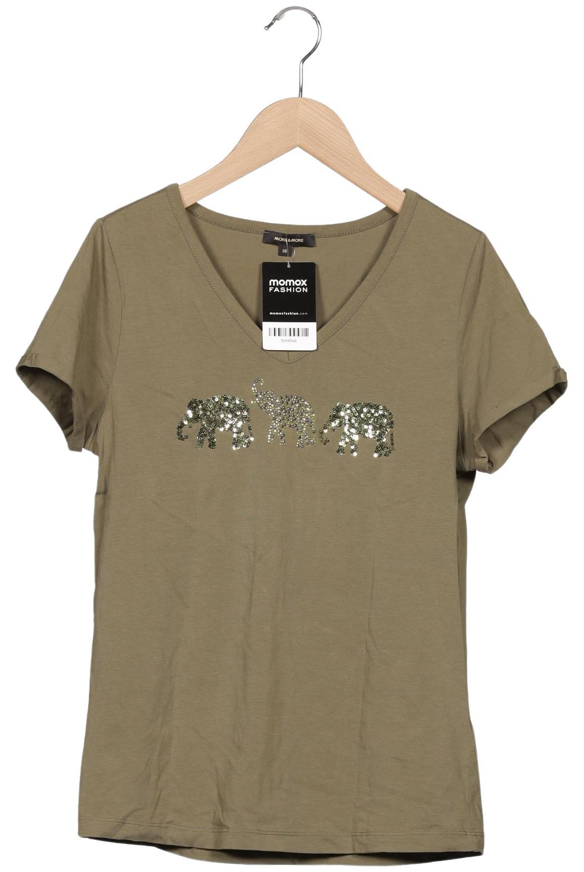 

More & More Damen T-Shirt, grün, Gr. 36