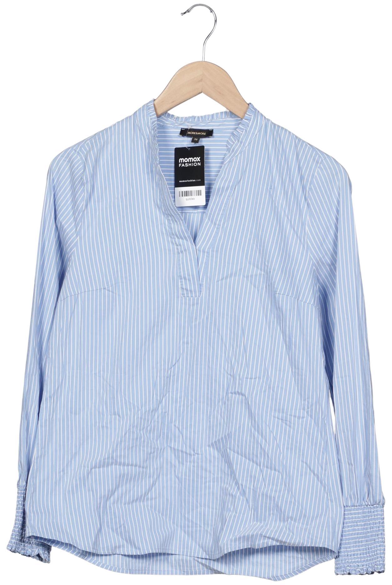 

More & More Damen Bluse, blau, Gr. 38