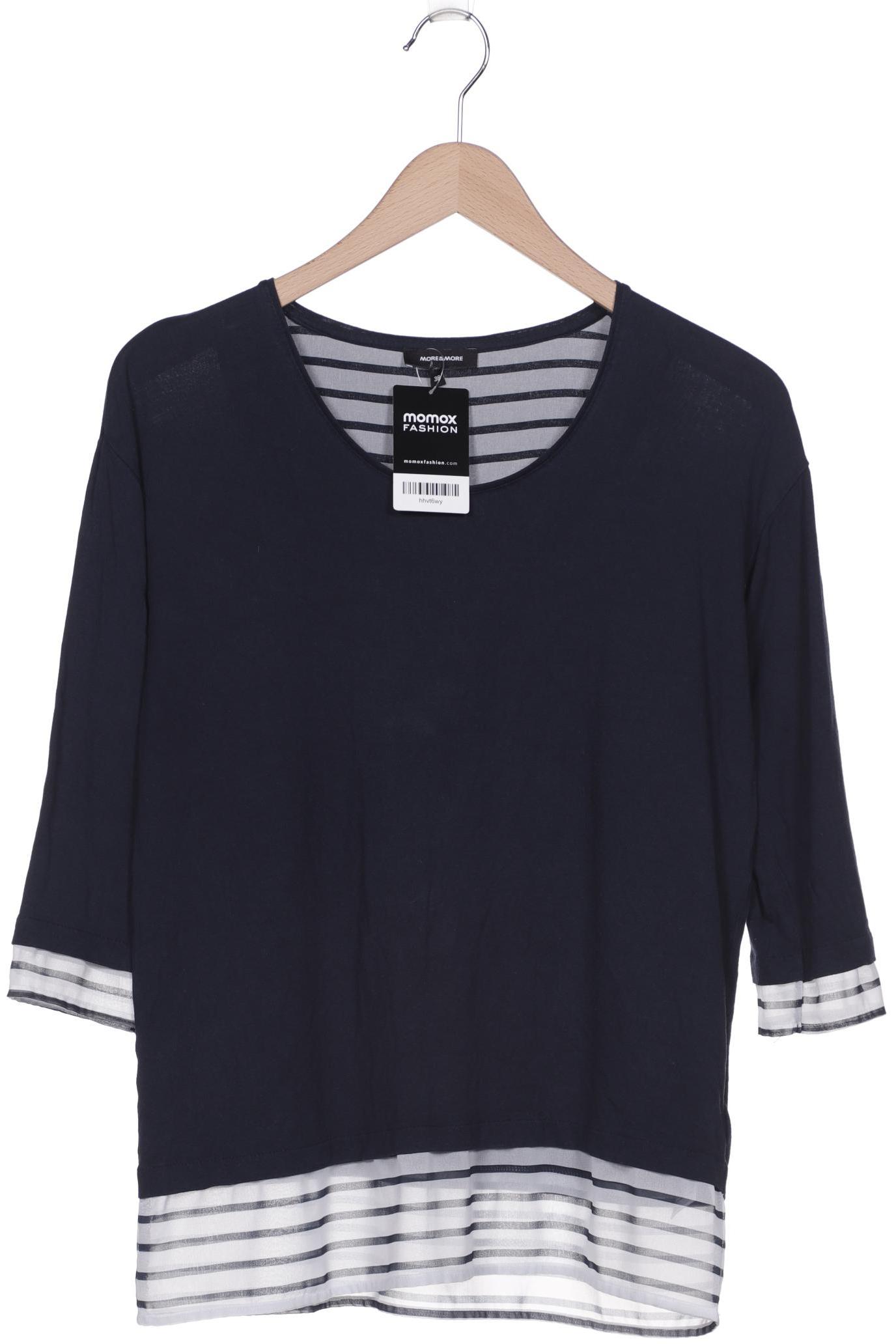 

More & More Damen Langarmshirt, marineblau, Gr. 38