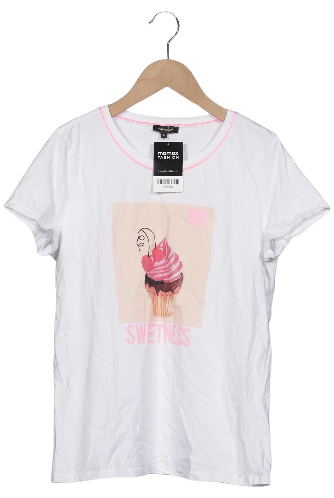 

More & More Damen T-Shirt, weiß, Gr. 36