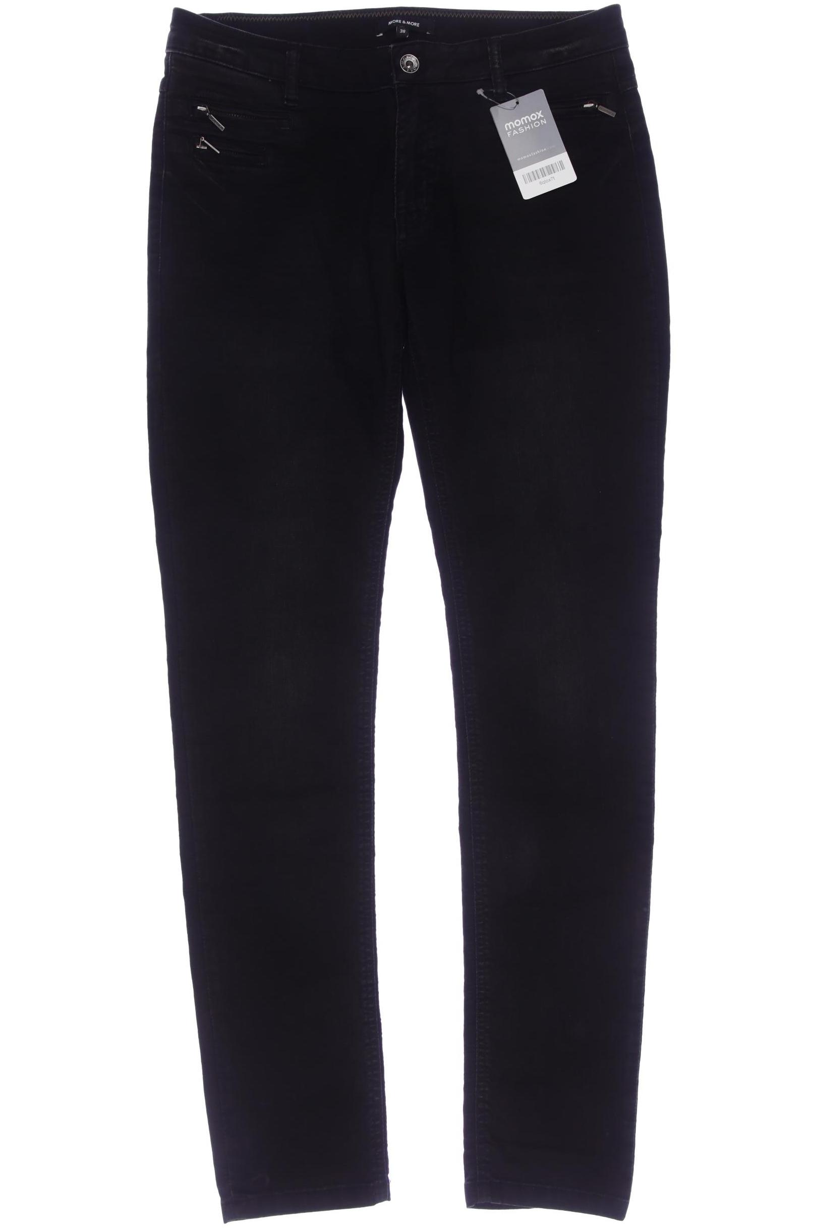 

More & More Damen Jeans, schwarz, Gr. 38